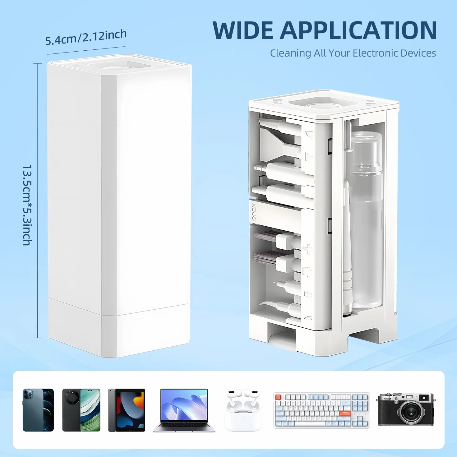 Zestaw do czyszczenia klawiatury 32 w 1, zestaw do czyszczenia telefonu komórkowego z pędzlem, słuchawkami, zestaw do czyszczenia AirPods 1/2/3/Pro, akcesoria do czyszczenia laptopa, telefonu
