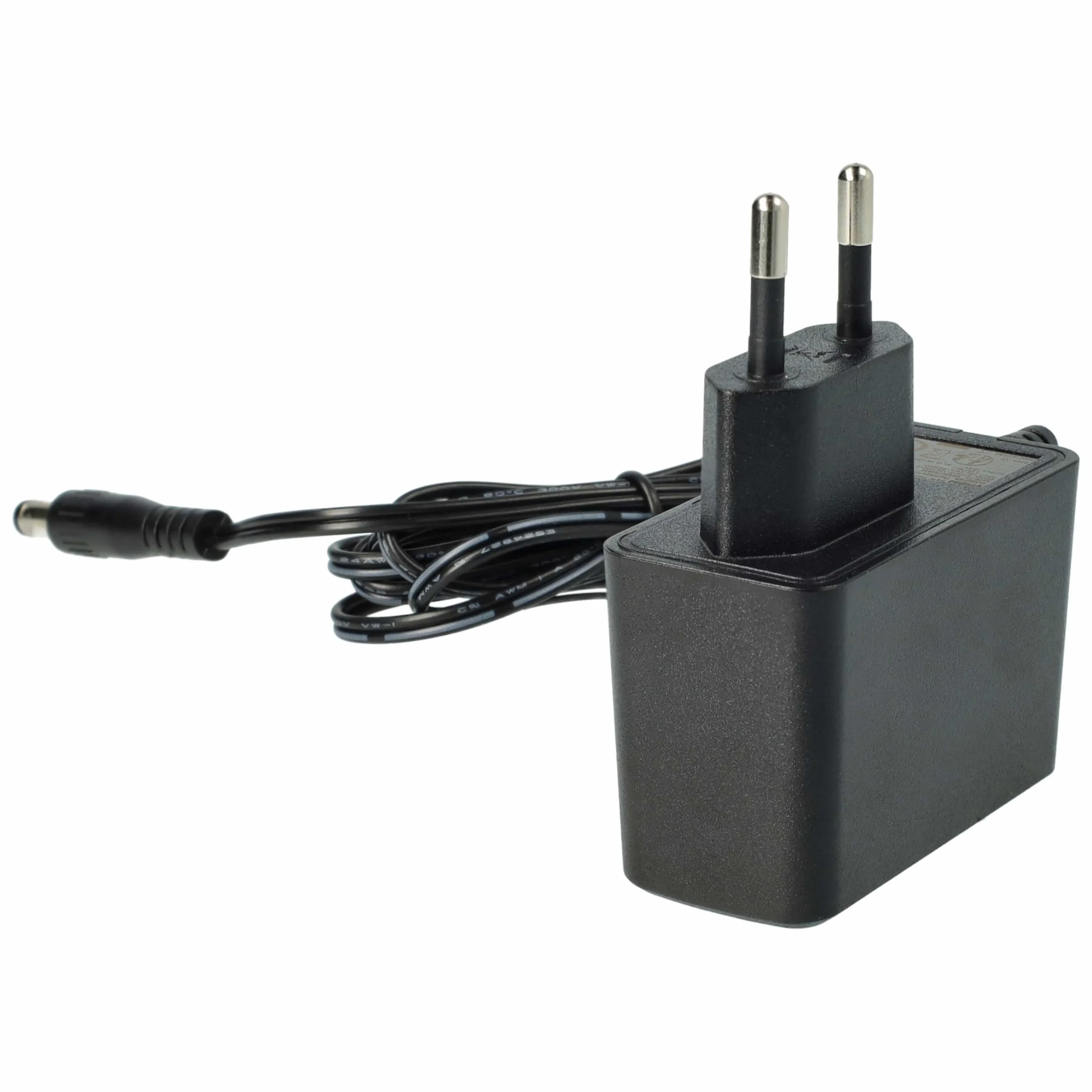 vhbw Wymienny zasilacz sieciowy do Yamaha PA-130, PA-130A, PA-3, PA-3B, PA-3C, PA-5B do przenośnego pianina cyfrowego - kabel 120 cm