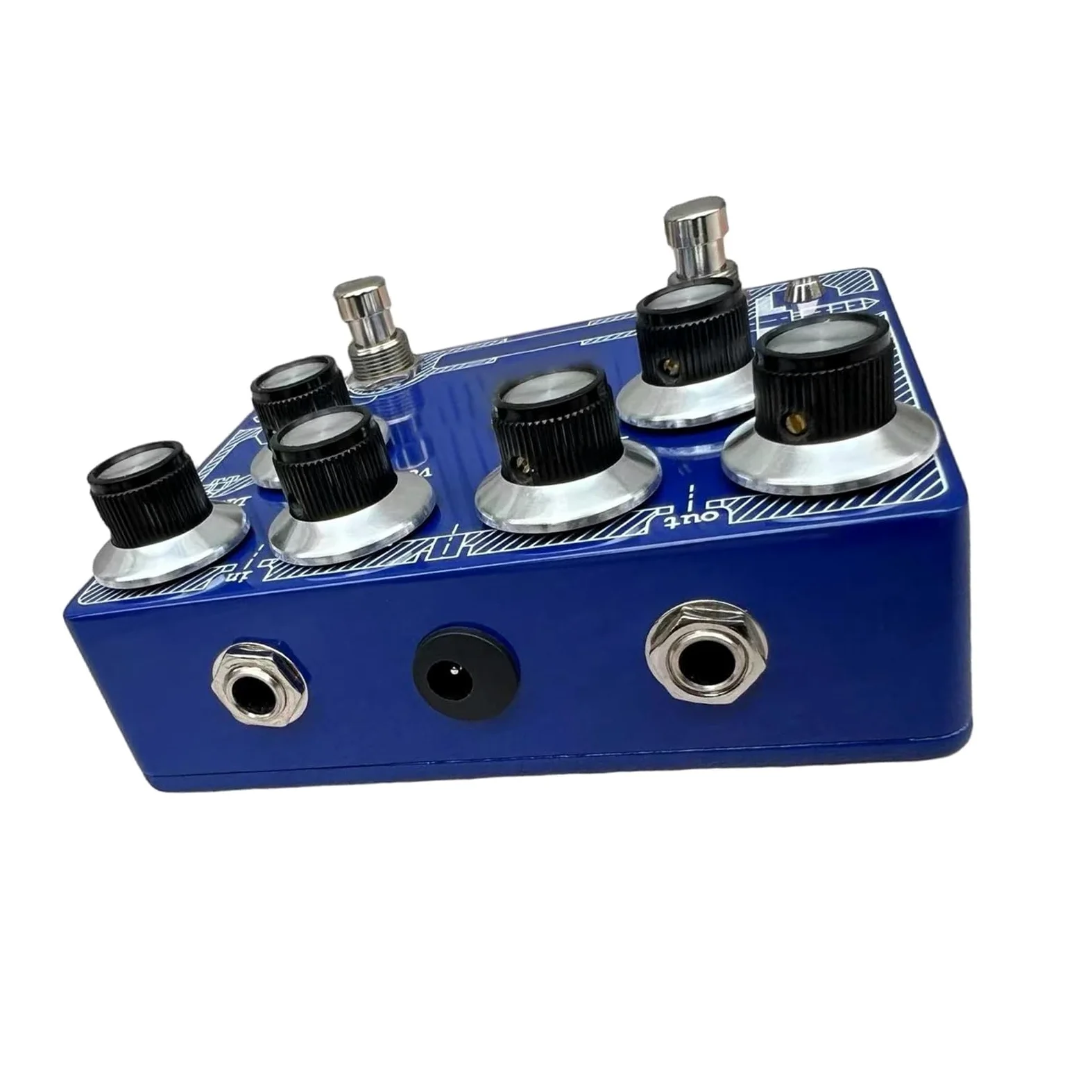 Standardowy Pedał Efektowy Do Gitary Efekt Gitarowy Blue Guitar Z Efektem Overdrive Distortion