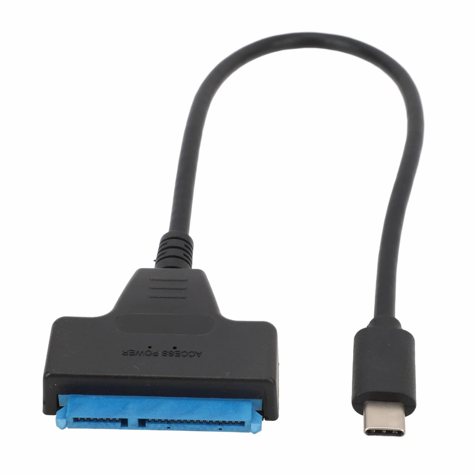 Kabel SATA na USB 3.1 Typu C, Kabel USB C 3.1 do 2,5 Cala SATA SSD/HDD, Adapter Zewnętrznego Dysku Twardego do 2,5-calowego Dysku SSD SSD, Obsługa UASP, Kabel 30 Cm