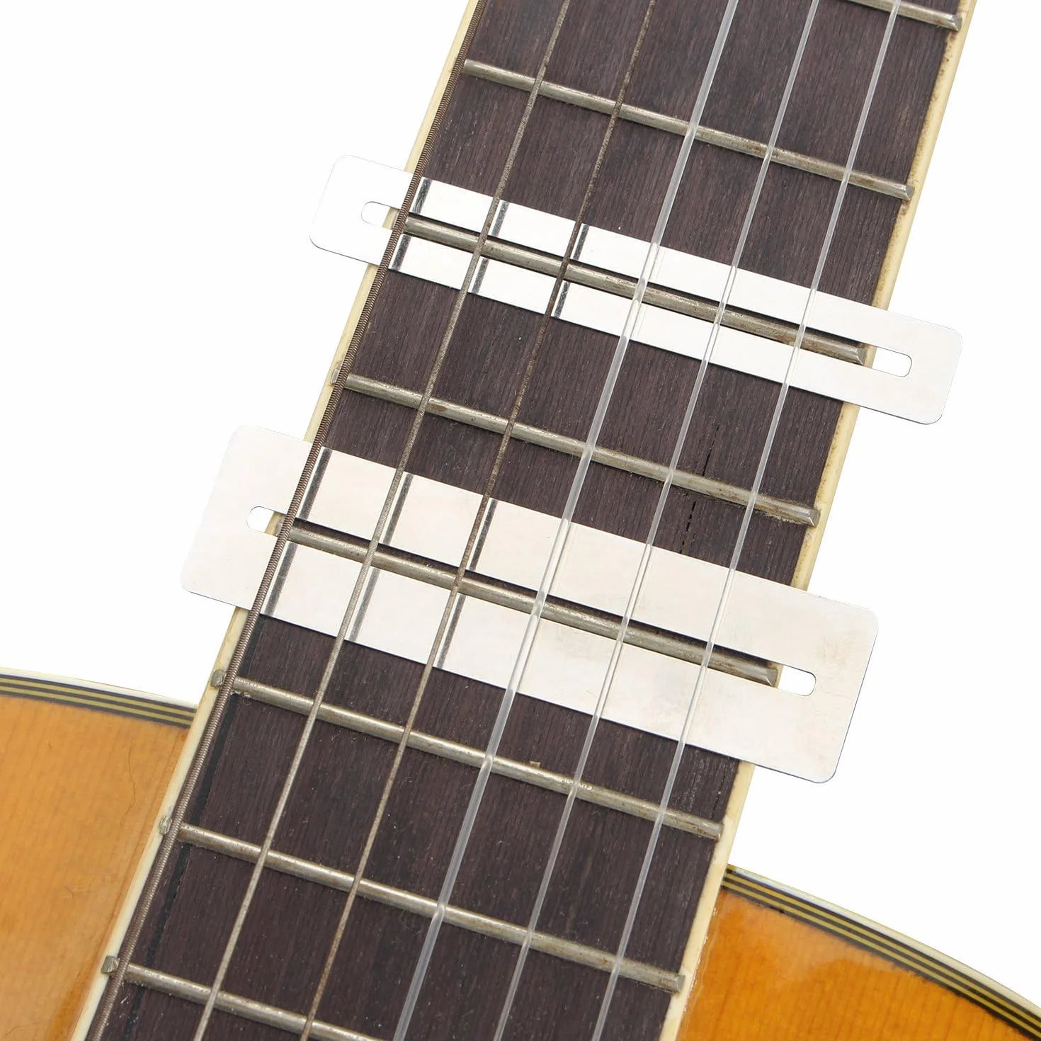 4 sztuki ochraniaczy na klawiaturę gitarową, ochraniacze na palce ze stali nierdzewnej, szlifowanie ochraniaczy klawiszy gitarowych, do wykańczania i polerowania klawiszy