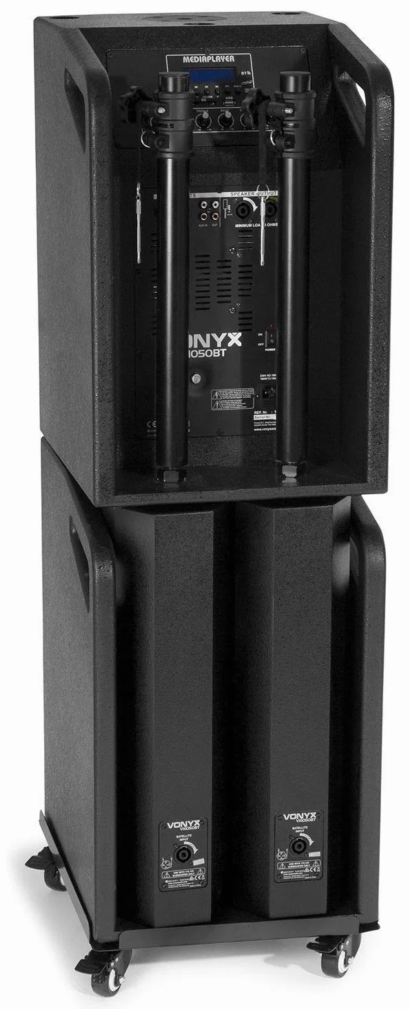 Vonyx VX1050BT aktywny zestaw głośników 2.2 1150W BT wózek pokrowiec ochronny