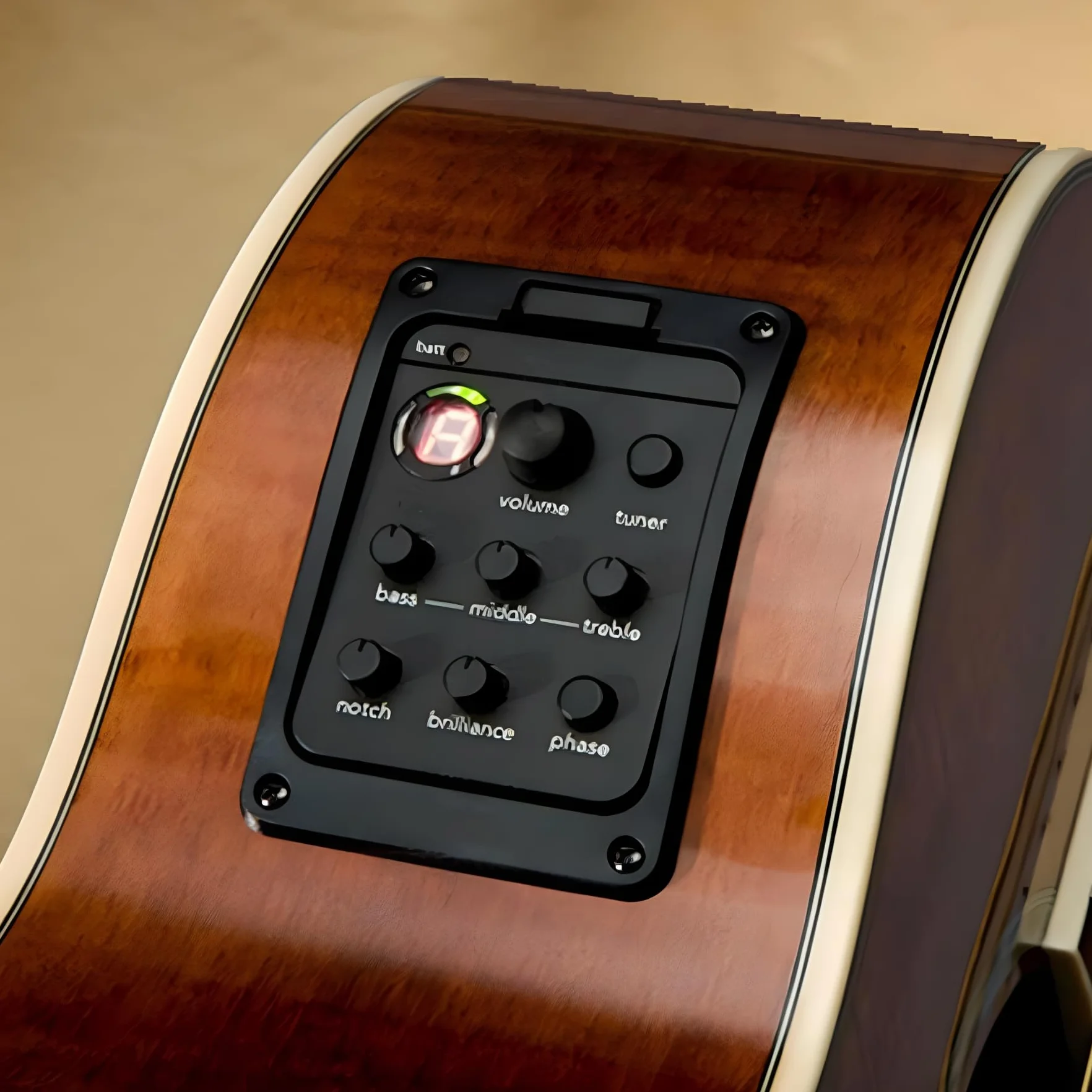 Kompatybilny z 201 folk guitar pickup przedwzmacniacz EQ elektryczny box equalizer