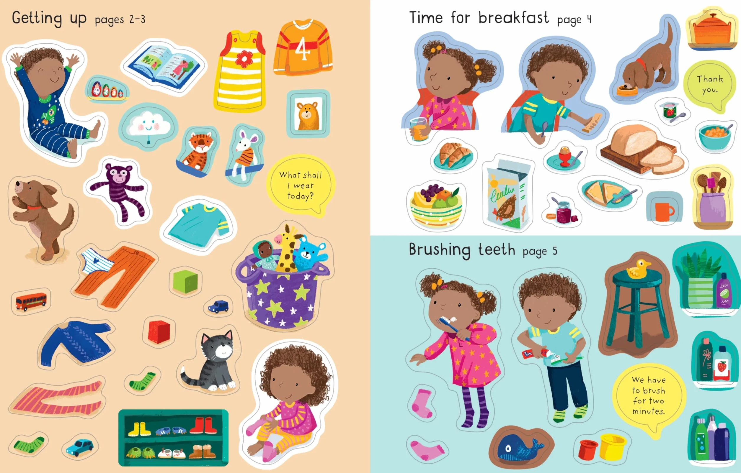 First Sticker Book My Day (First Sticker Books series)