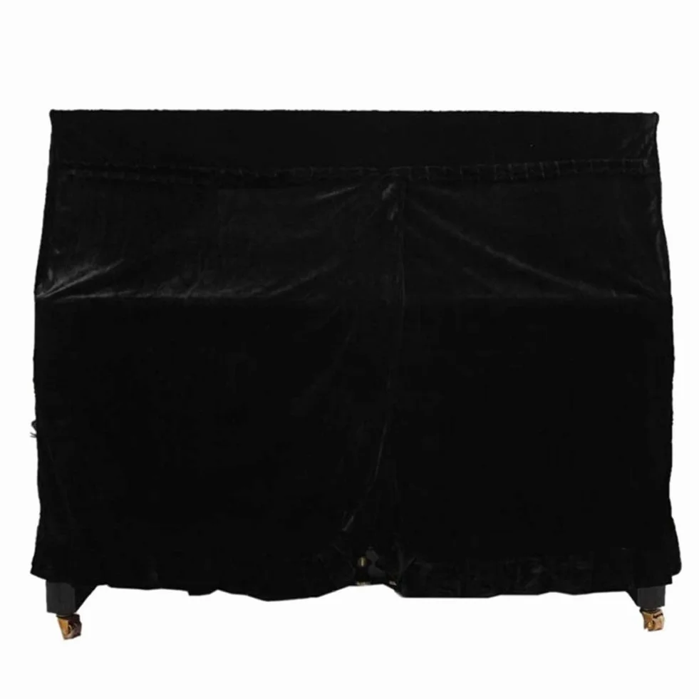 Pokrowiec na Pianino Pokrowiec na Pianino Poliester Pełny Pokrowiec na Pianino Osłona Przeciwpyłowa Wodoodporna Tkanina Ochrona urządzeń Elektrycznych 153X35X110Cm