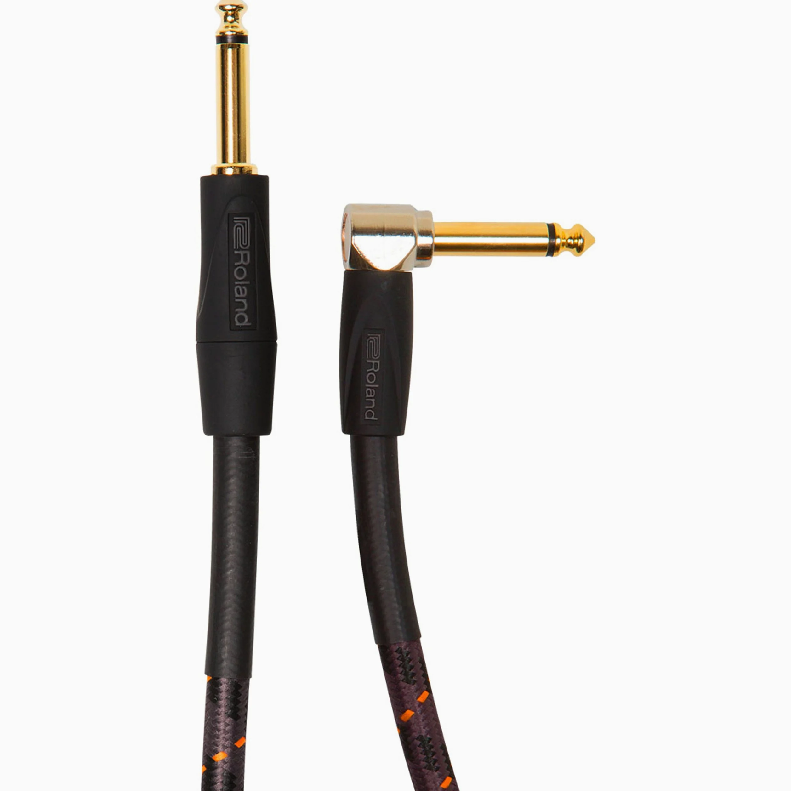 Roland Seria Gold kabel krosowy/ – prosty na kątowy wtyk jack 6,3 mm, długość: 3 m – RIC-G10A