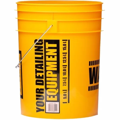 Work Stuff Wash wiadro do mycia samochodu, do mycia samochodu, 20 l, żółte + separator brudu