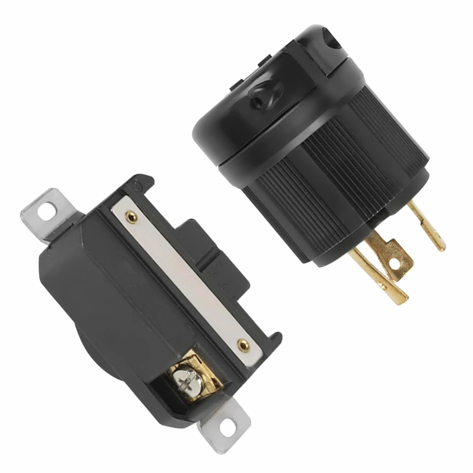 Zestaw Nasadek Z Blokadą Nema L6-30P L6-30R 30A 250 V Wtyk 3-Pin Jakość Przemysłowa