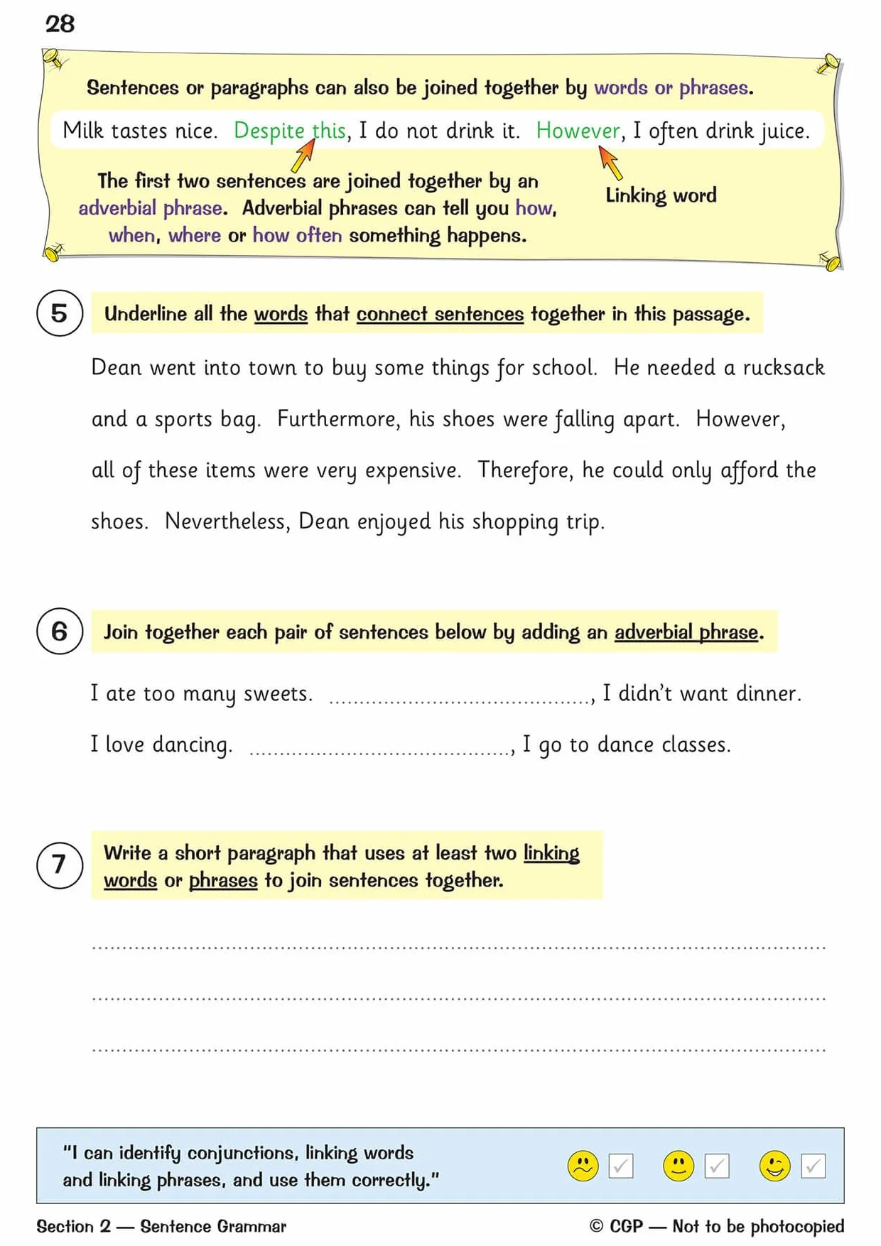 KS2 English: Grammar, Punctuation and Spelling Workbook - Ages 7-11