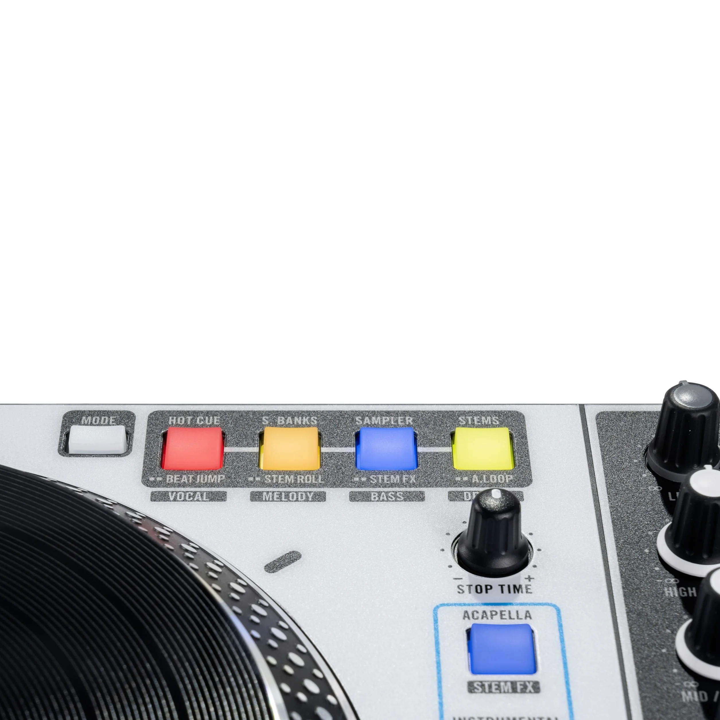 RANE ONE MKII – kontroler Serato DJ z napędem z 2 deckami, wewnętrznymi efektami, zaawansowaną kontrolą stemów dla scratchujących DJ-ów, do klubów i na imprezy