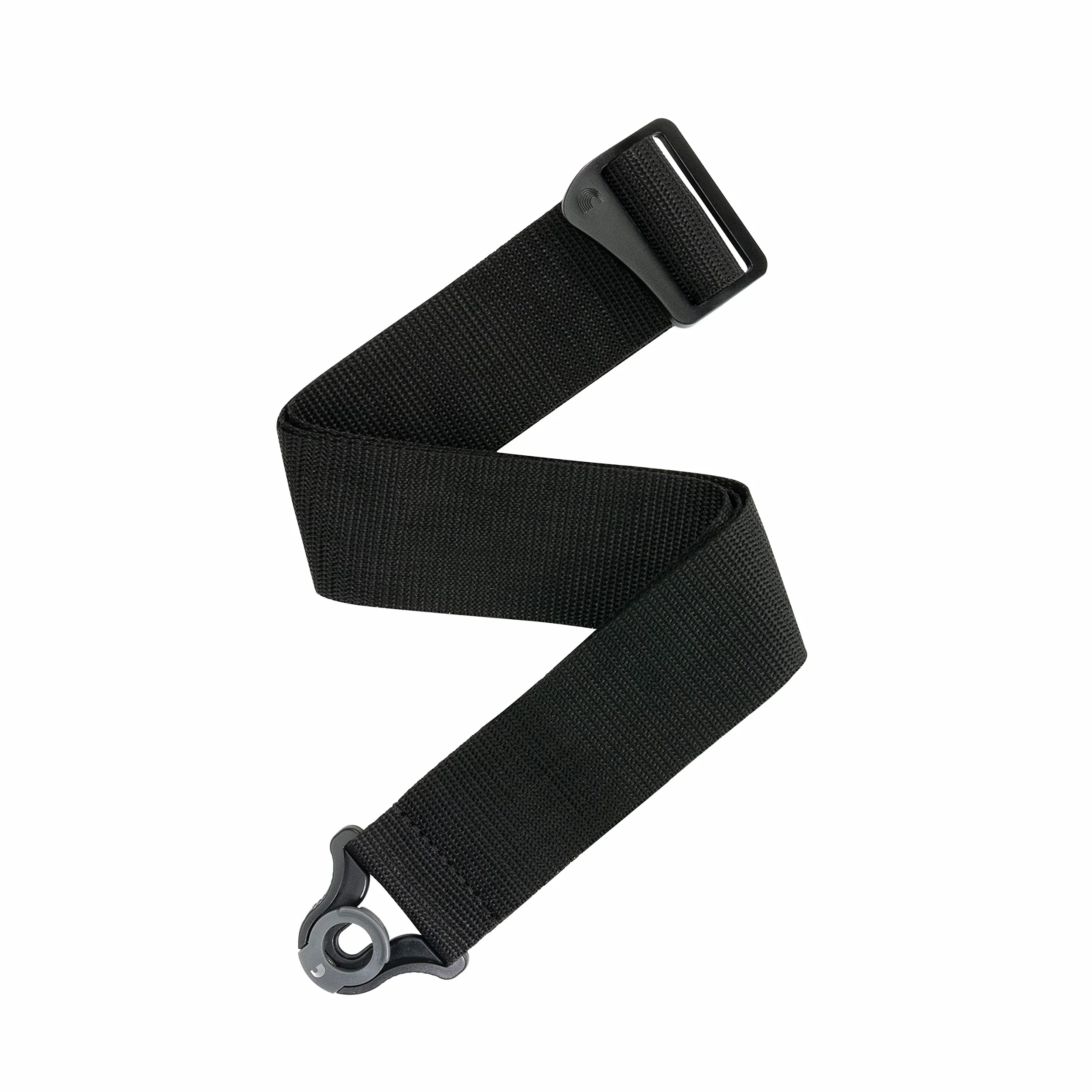 D'Addario Auto Lock Polipropylenowy Pasek do Gitary, Czarny