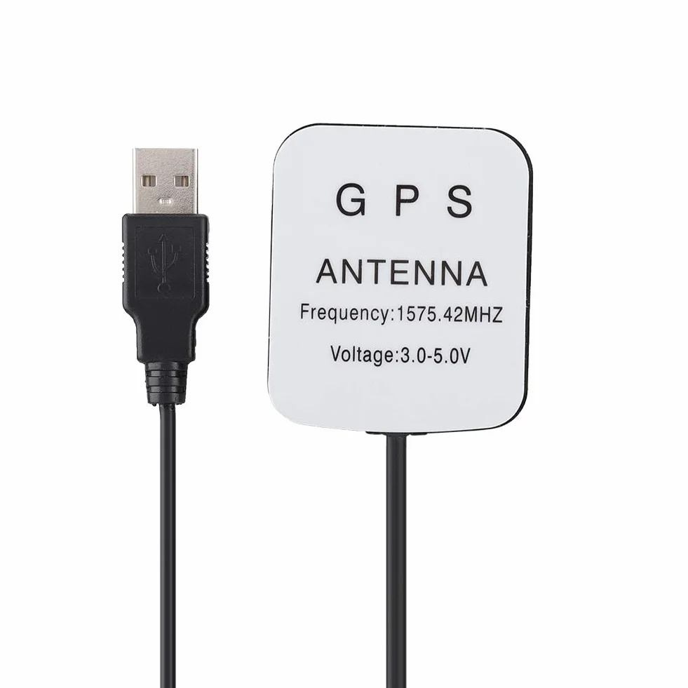 Samochodowa antena GPS, / 9,84 ft materiał ABS wielofunkcyjny 2 w 1 samochodowy adapter powietrza GPS do samochodu magnetyczna podstawa z kablem RG174 3 metry interfejs USB