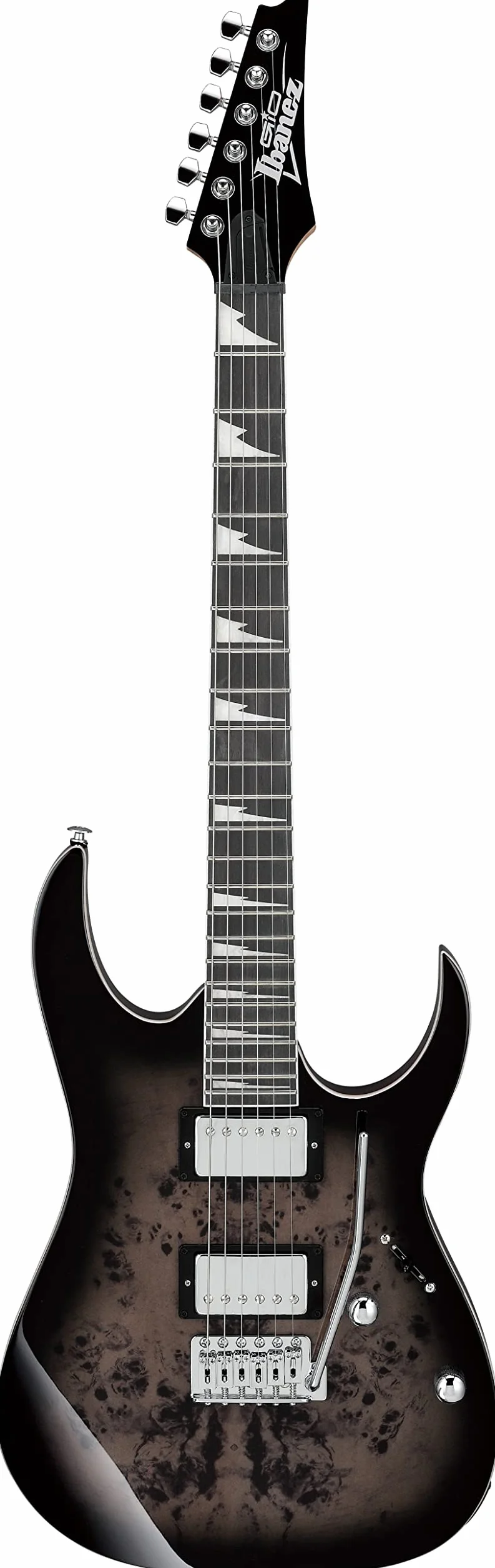 Ibanez Gio GRG220PA1-BKB Transparent Brown Black Burst - Gitara elektryczna