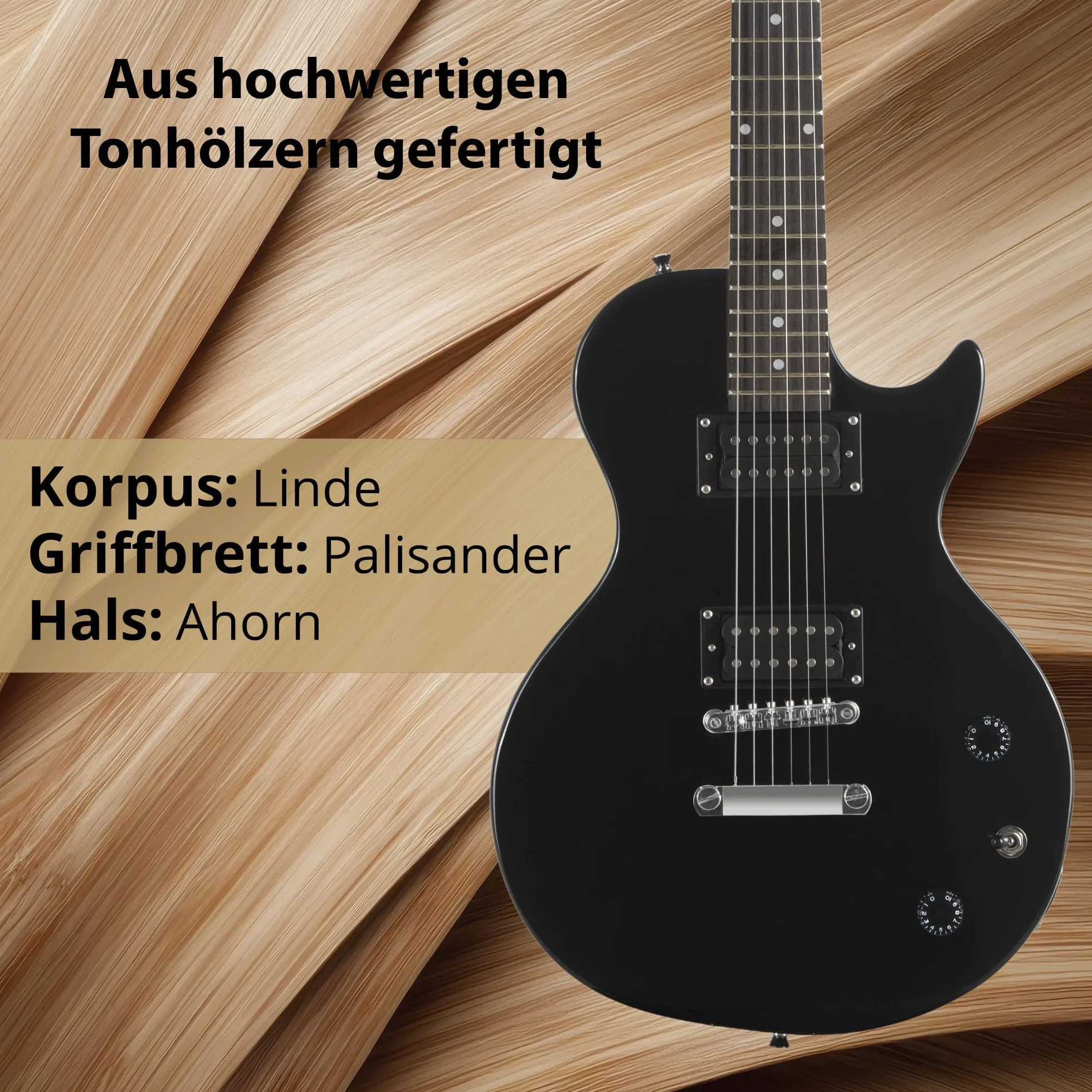 Rocktile LP-100 BL gitara elektryczna czarna