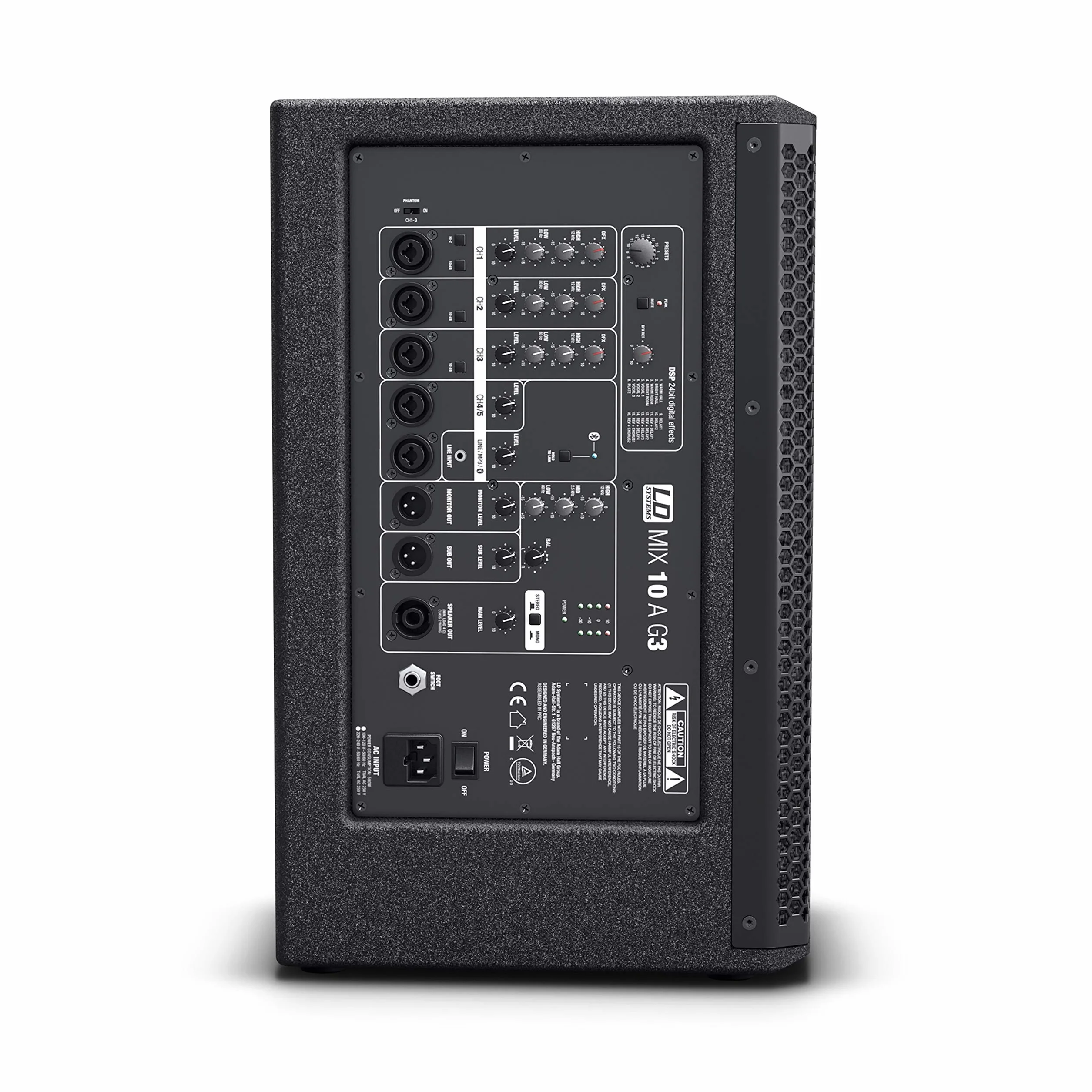 LD Systems MIX 10 A G3-2-drożny aktywny głośnik ze zintegrowanym 7-kanałowym mikserem