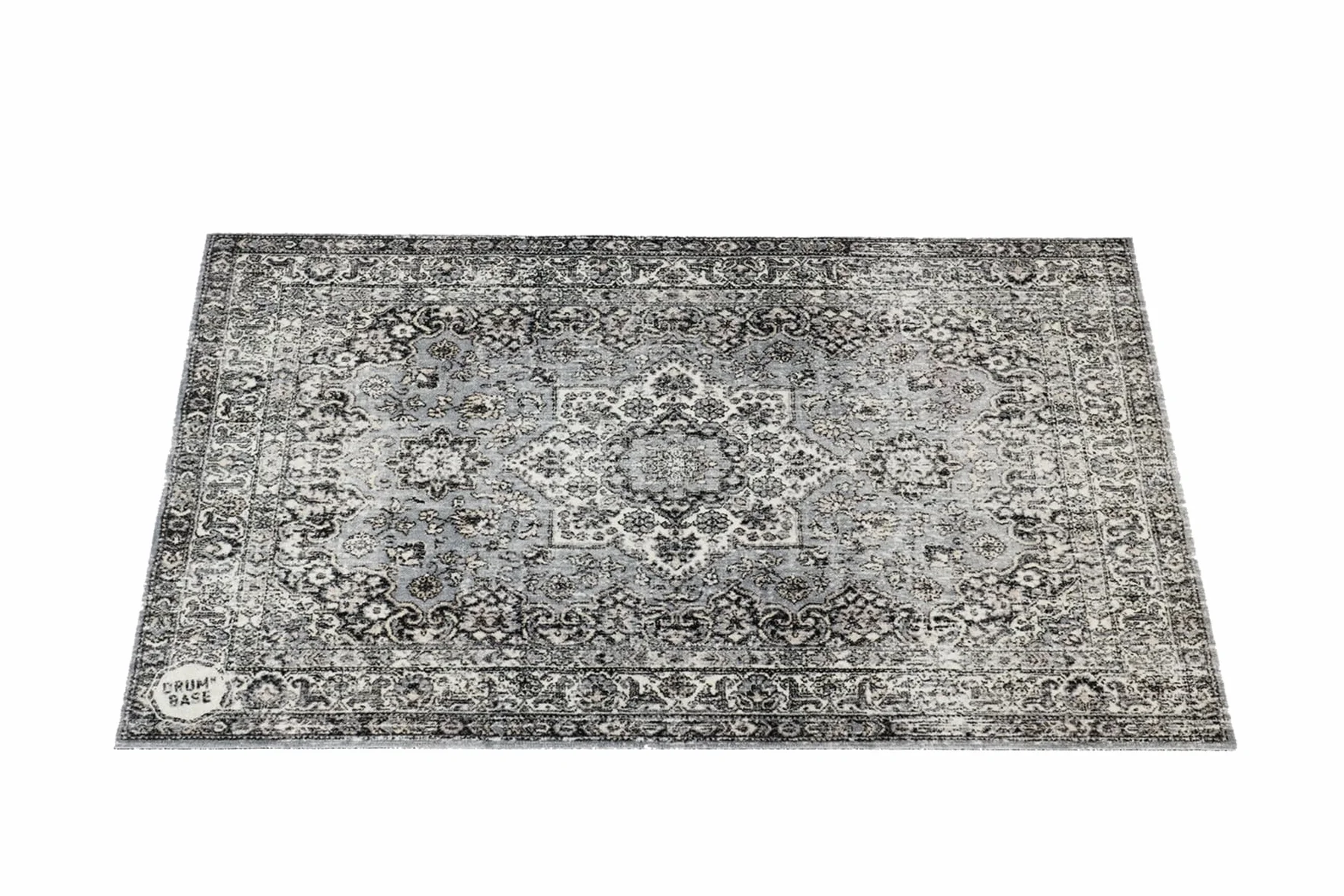DRUM N BASE Perski dywan sceniczny vintage - szary - 130 x 90 cm