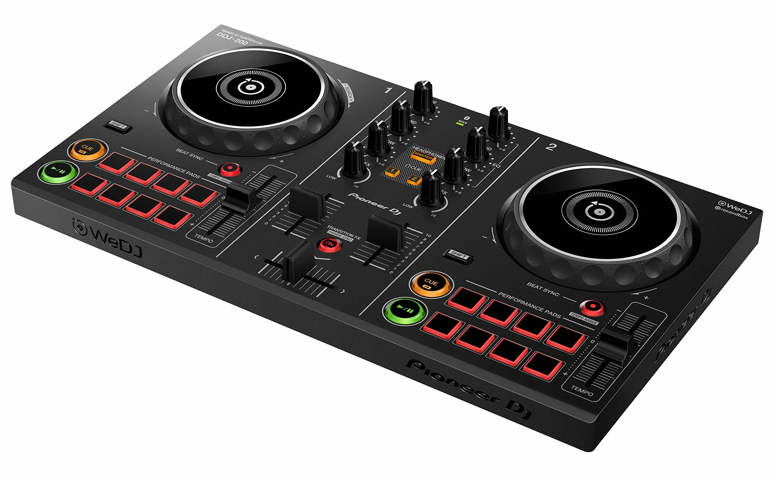 Pioneer DJ DDJ-200 Kontroler DJ, Czarny