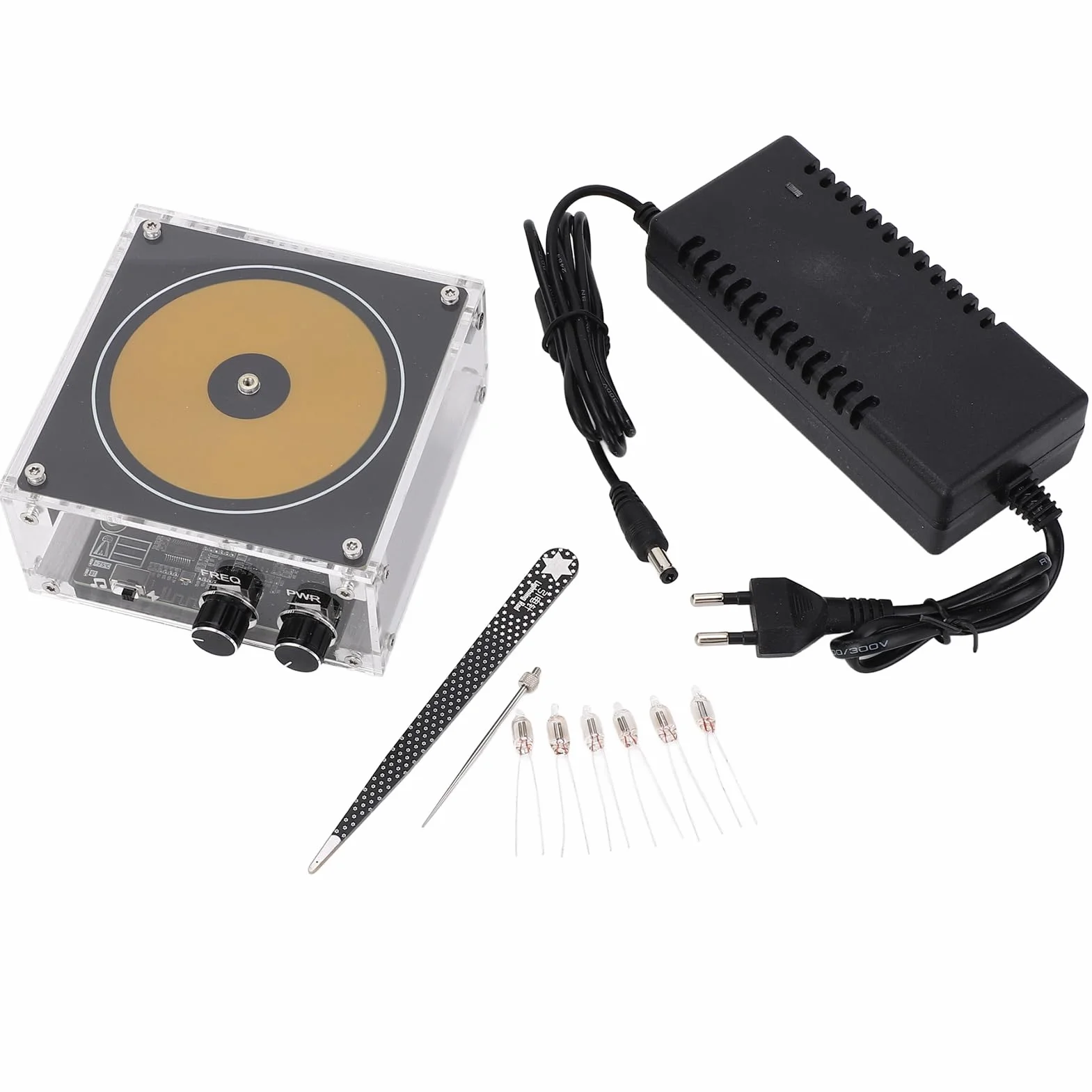 Muzyka Cewka Tesli Dotykowa Sztuczna Błyskawica łuk Muzyczny Cewka Muzyczna Zabawka na Biurko AC100~240 V, łączność Bluetooth