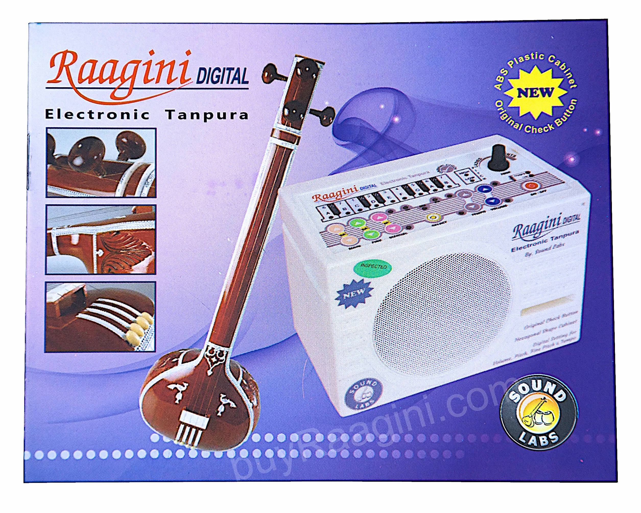 Raagini Cyfrowa Elektroniczna Tanpura Sound Labs Tambura (PDI-DG)