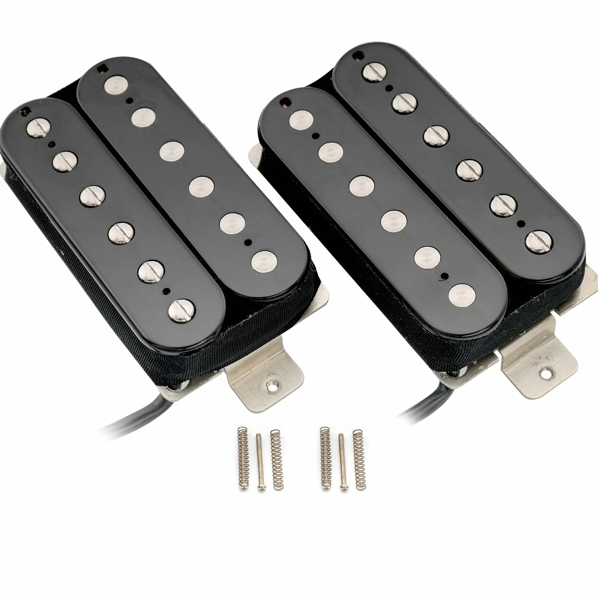 Artec VH-Rock Odsłona Alnico 5 Przetwornik Humbucker Neck Bridge Pickup Set do Gitary Elektrycznej, Czarny