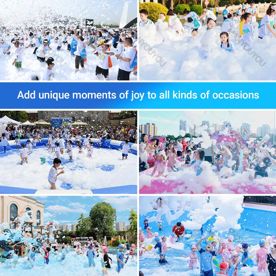 Maszyna do pianki, 2000 W Party Foam Cannon, przenośna maszyna piankowa z automatycznym potrząsaniem głowicą, potężna maszyna piankowa na imprezy, do ogrodu, na basen