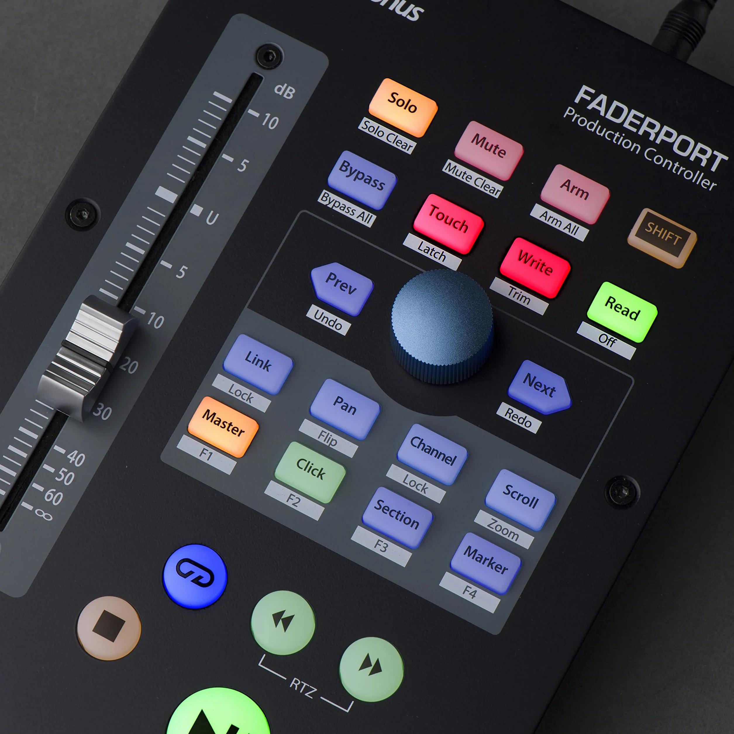 PreSonus FaderPort DAW Mix Kontroler produkcji z pakietem oprogramowania, w tym Studio One Artist, Ableton Live Lite DAW i nie tylko do nagrywania, przesyłania strumieniowego i podcastów