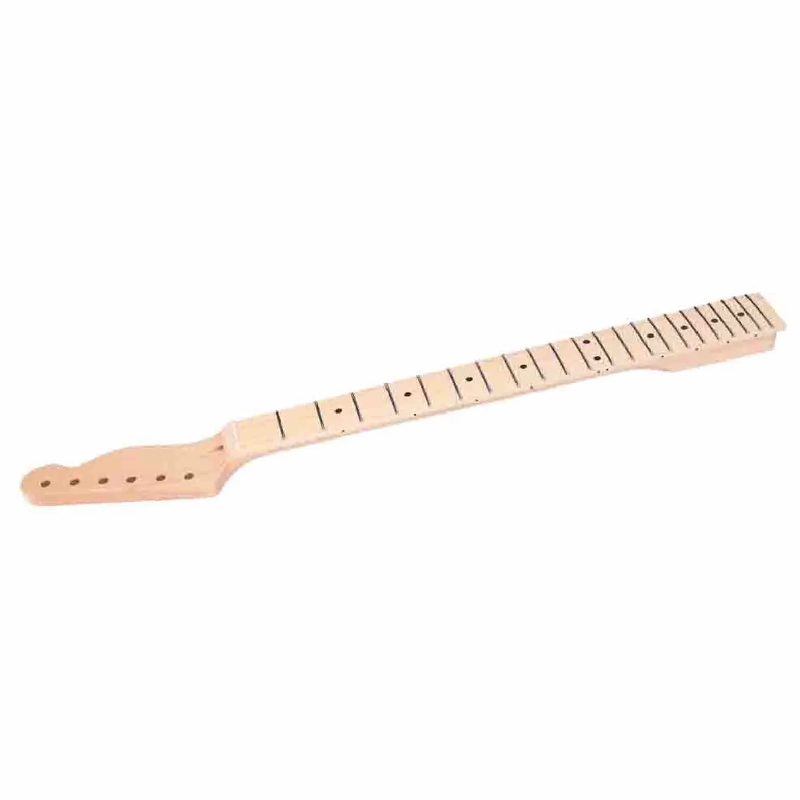 Gryf Gitary, 22 Progi Klon Drewniany Gryf Gitary Elektrycznej z Czarnymi Kropkami do Gitar w Stylu TL (Brak tylnej linii środkowej)