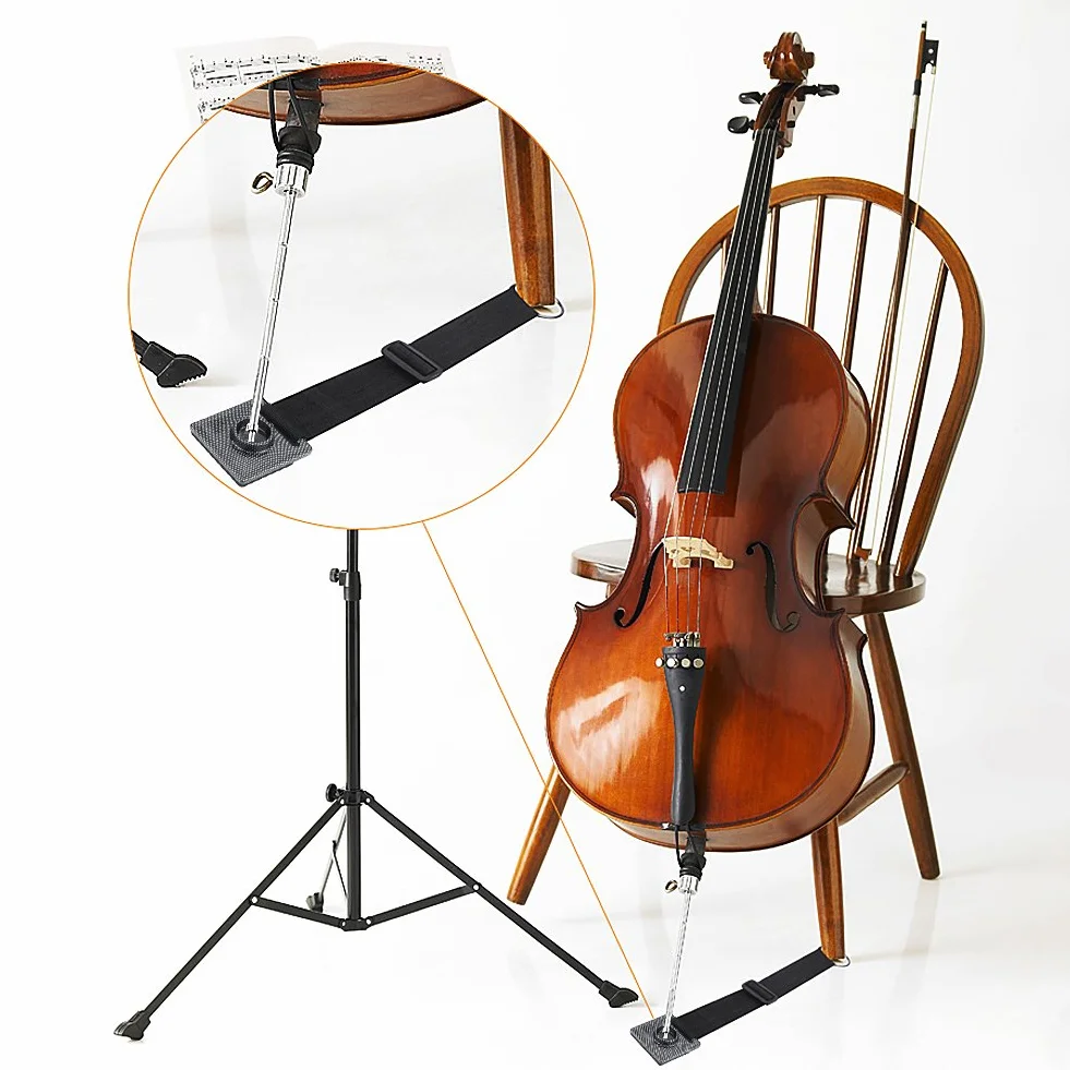 Alomejor Cello korek wioloncelofan ochraniacz podłogi antypoślizgowa kotwica wioloncelo Arpeggione (B)