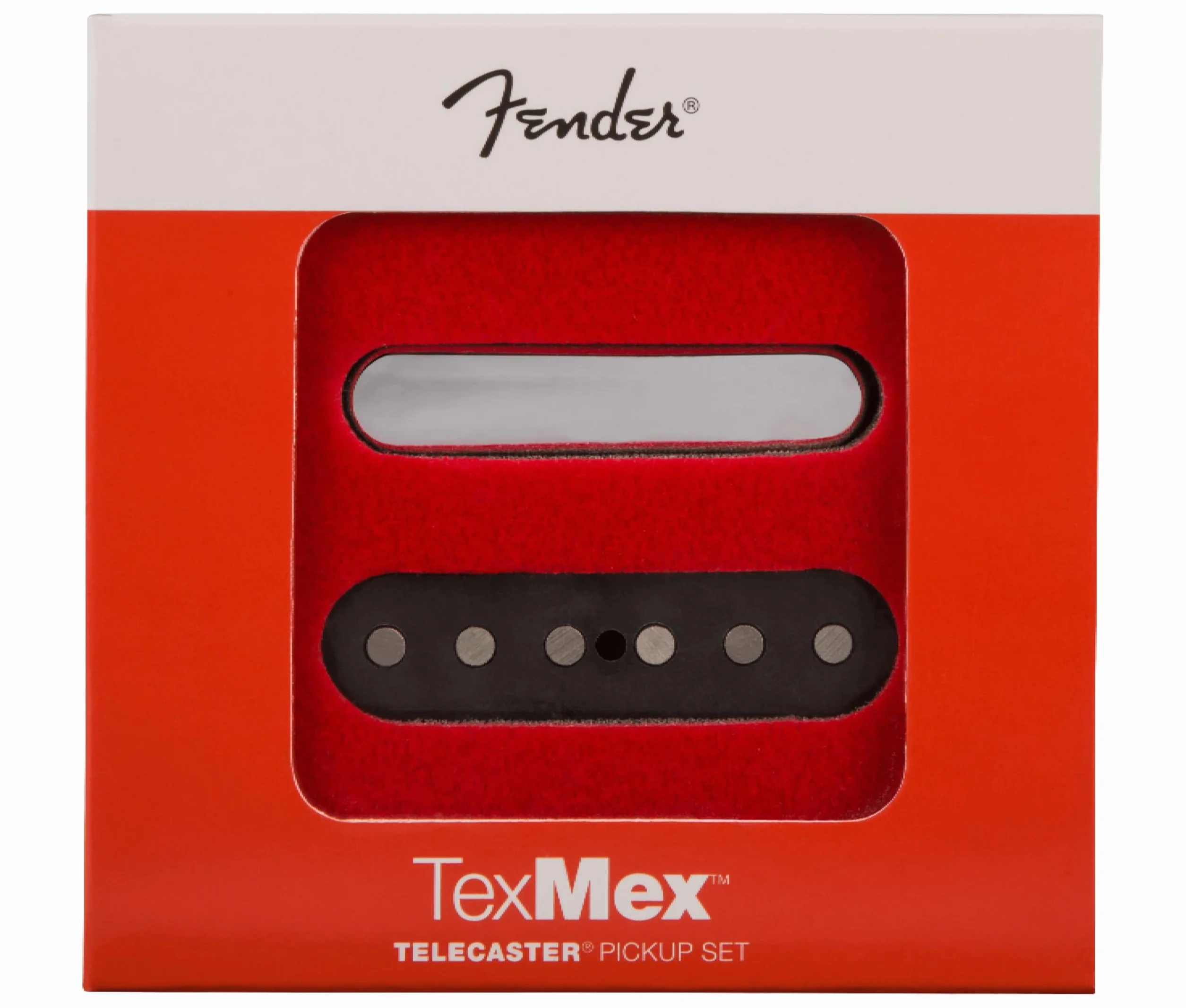 Fender Tex-Mex przetwornik na płótnie, zestaw dwóch przetworników z pojedynczą cewką, wzmocnienie do niskiego basu i wysokich kryształów, magnesy Alnico 5, bogaty i vintage dźwięk Fender