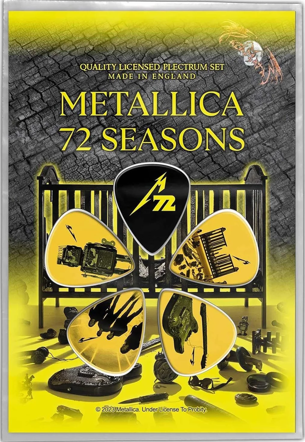 METALLICA ZESTAW KOSTEK GITARowych # 3-72 SEASONS 5 SZTUK PLEKTRUM