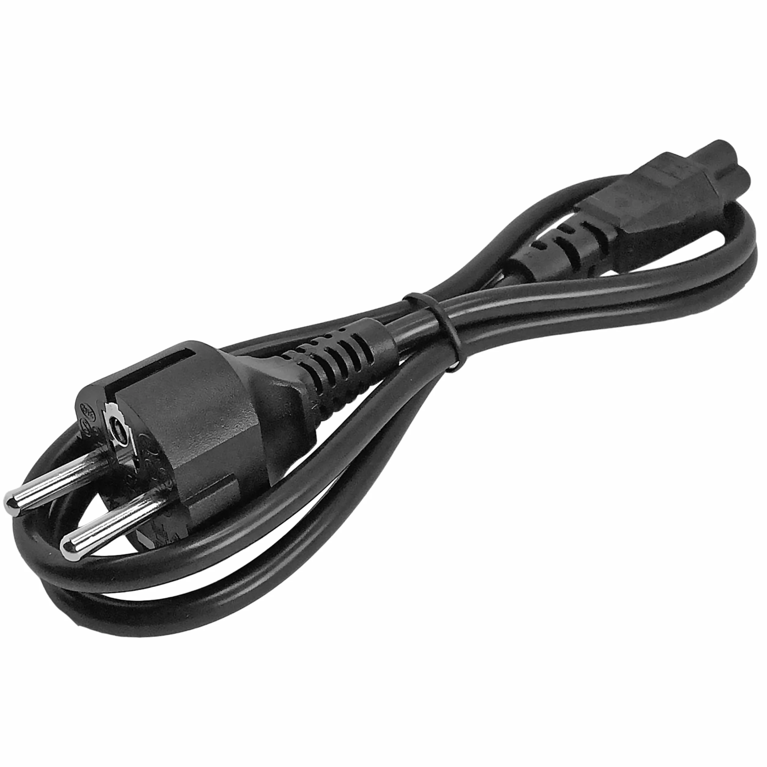 StarTech.com Kabel zasilający do laptopa, 3 m, wtyczka EU Schuko na C5, 2,5 A, 250 V, 18 AWG, zapasowy kabel zasilający do laptopa, kabel zasilający do laptopa, koniczynka/Mickey Mouse
