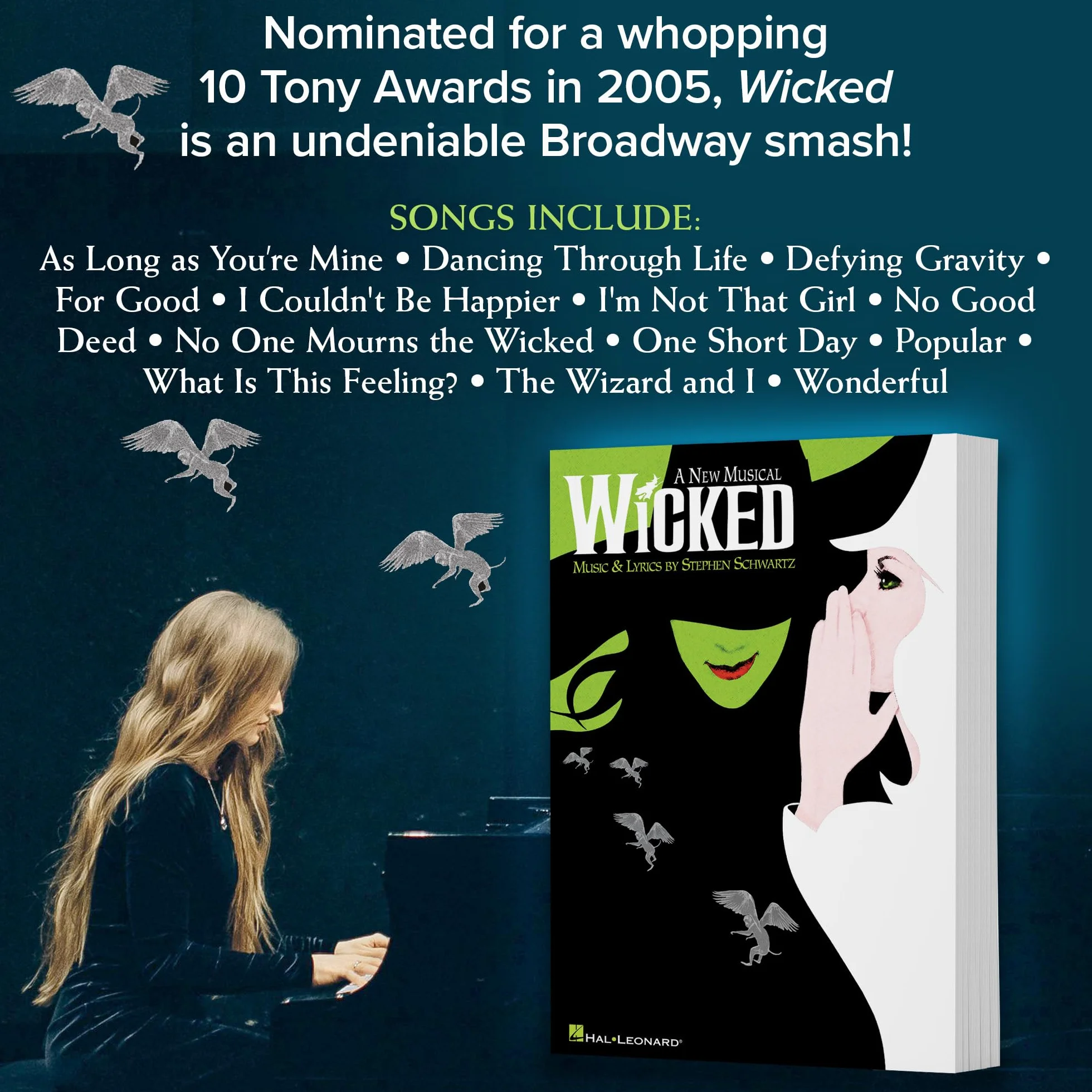 Wicked - a new musical - piano/vocal selections chant