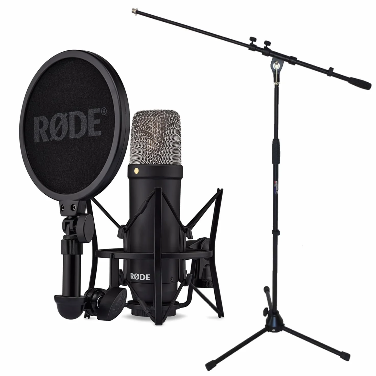 Rode NT1 Signature Black mikrofon studyjny mikrofon pojemnościowy + keepdrum statyw mikrofonowy