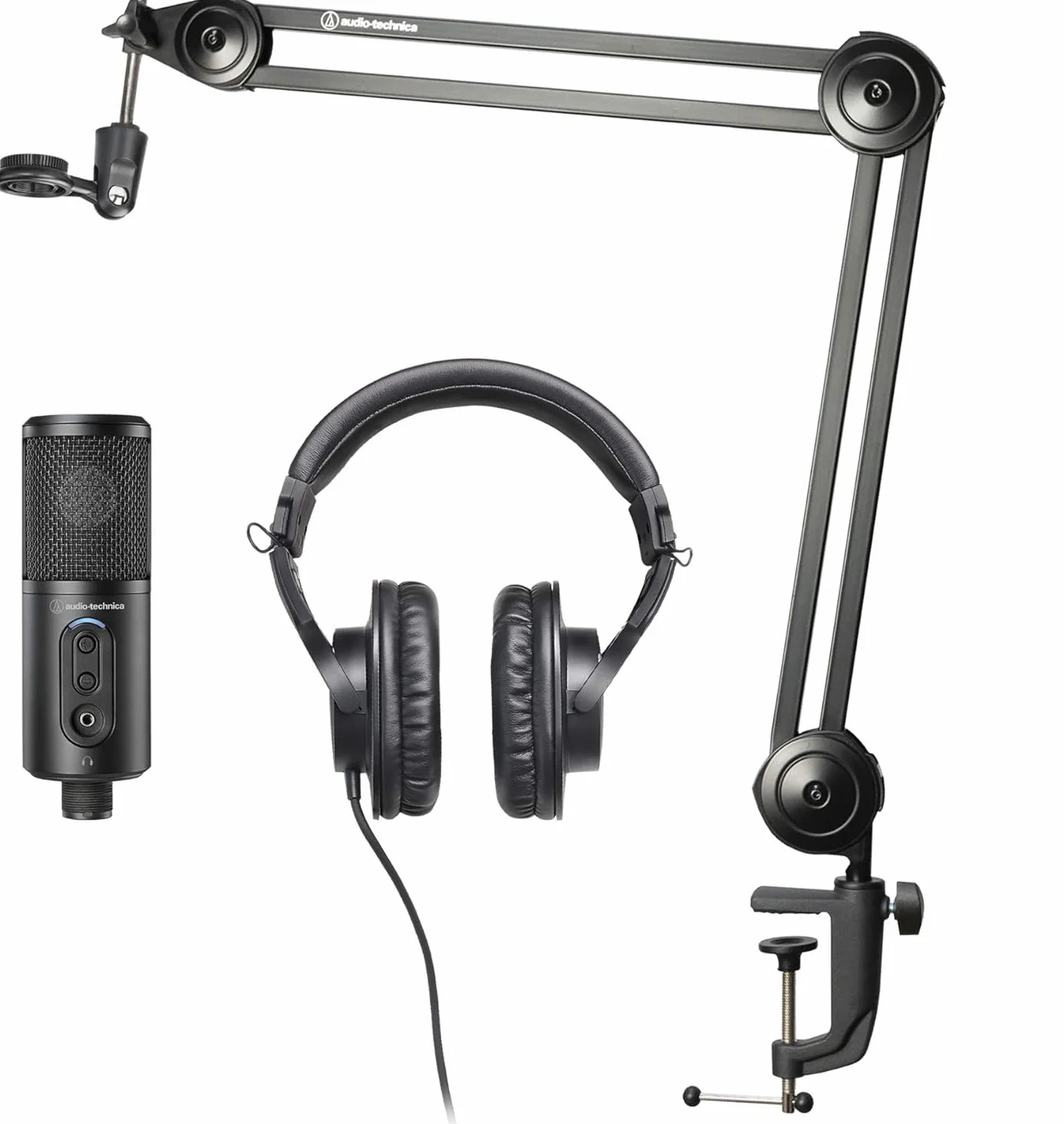 Audio-Technica Ath-M20X Atr2500X Słuchawki Mikrofon, Czarny