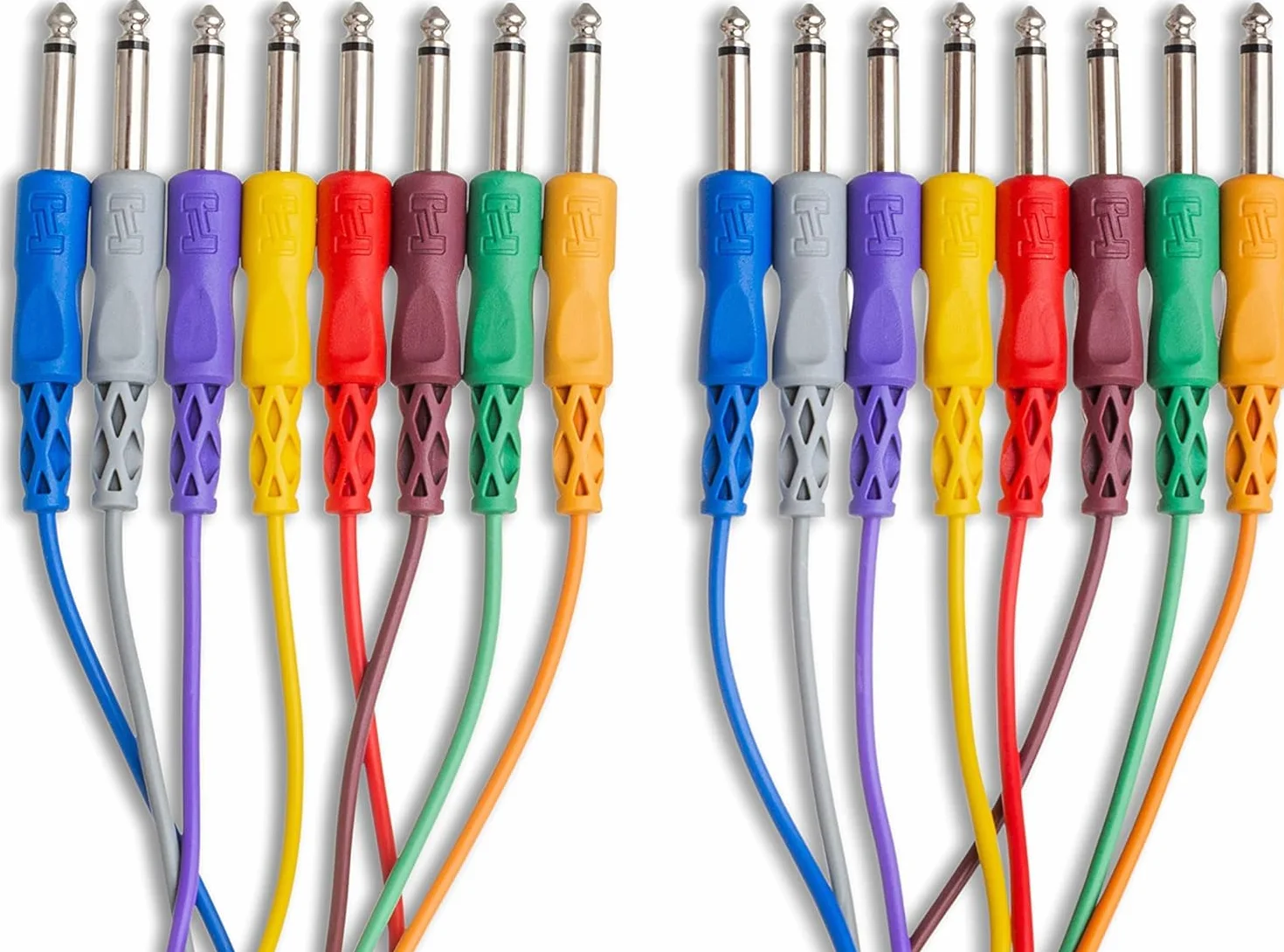 HOSA CPP-845, niesymetryczny kabel krosowy do stosowania z syntezatorami modułowymi i modułami dźwiękowymi, 6,3 mm TS do 6,3 mm TS, długość 1,5 m