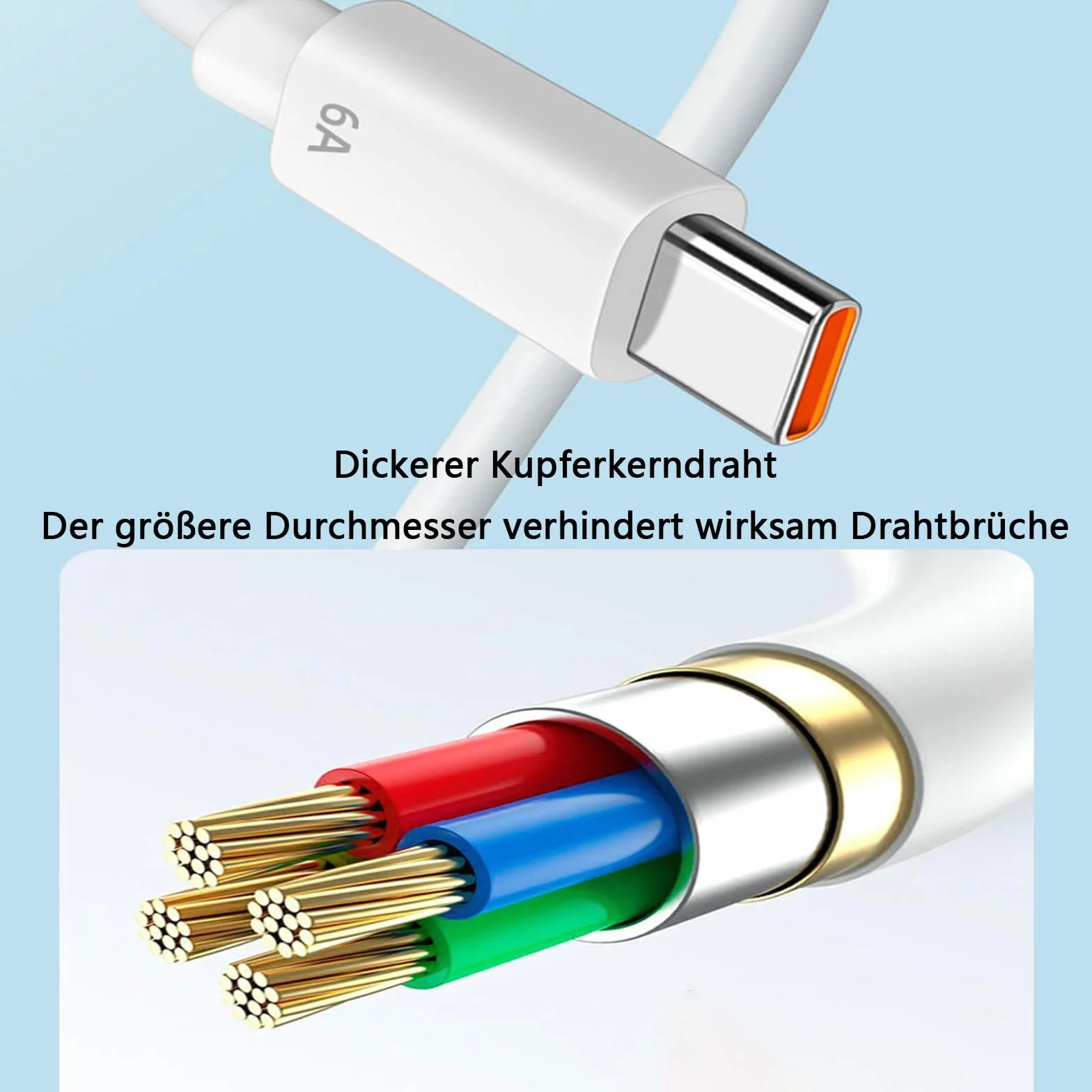 Kabel USB C, 10M, 6A, typ A na C, kabel do ładowania, zasilacz do kamer bezpieczeństwa, przedłużacz zasilania, przesył danych nie jest obsługiwany, kabel do szybkiego ładowania USB C do kamer