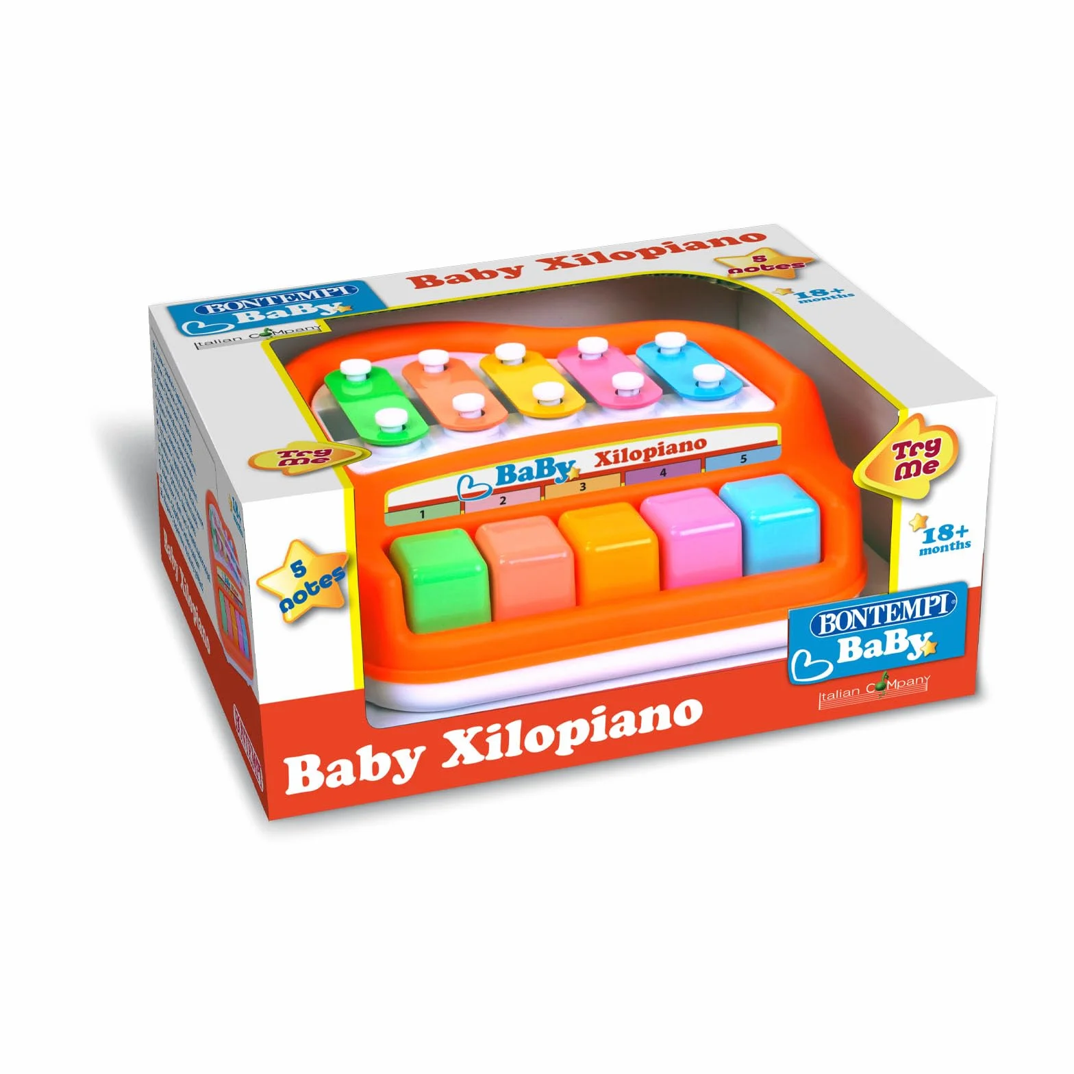 Bontempi Bontempi550520 dziecięce ksylopiano, wiele kolorów