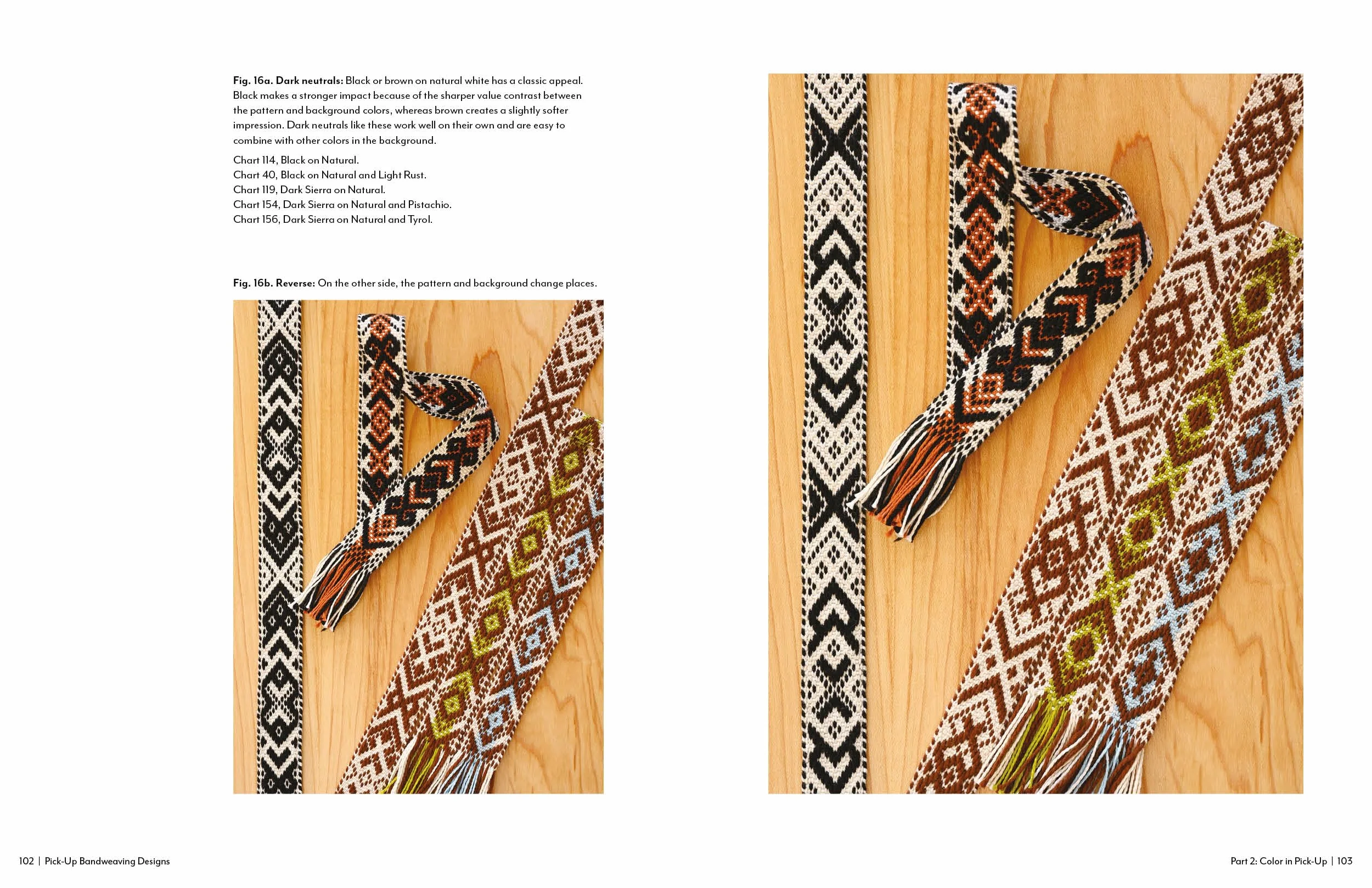 Pick-Up Bandweaving Designs: 288 Charts for 13 Pattern Ends and Techniques for Arranging Color