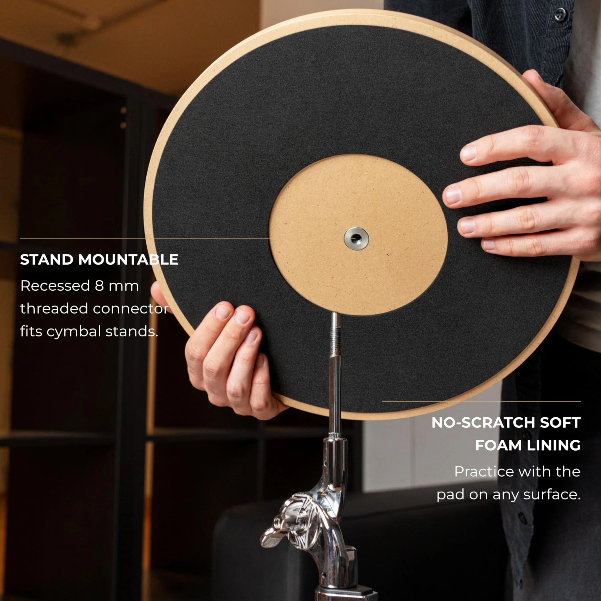 Meinl Stick & Brush Practice Pad - 12" - Akcesoria perkusyjne (SB509)