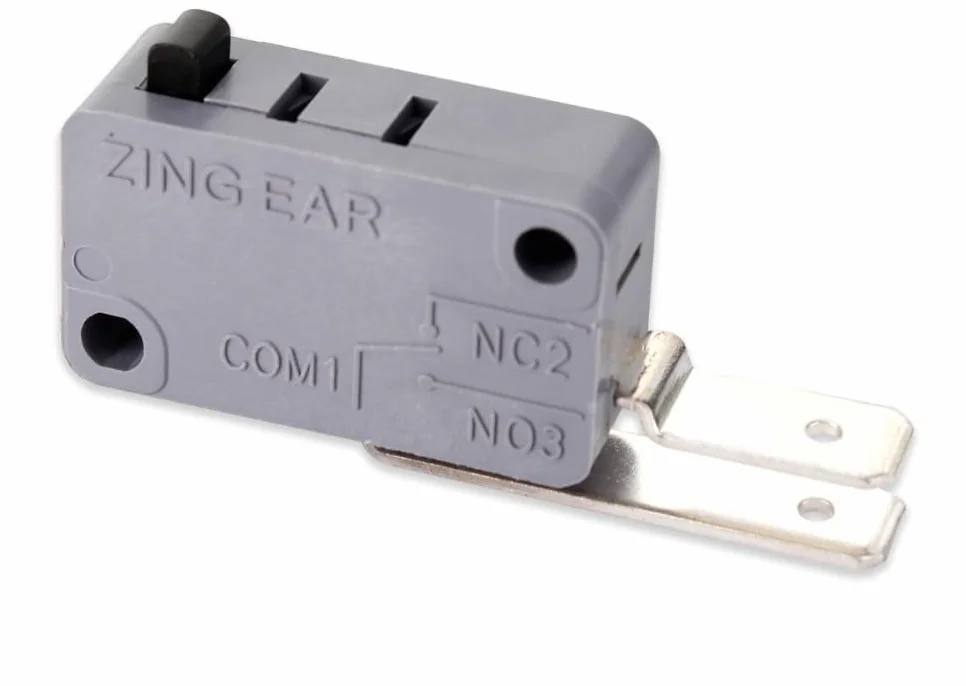 Mikroprzełącznik bezpieczeństwa, 250V 16A, złącza Faston 6,3 mm, do zmywarki