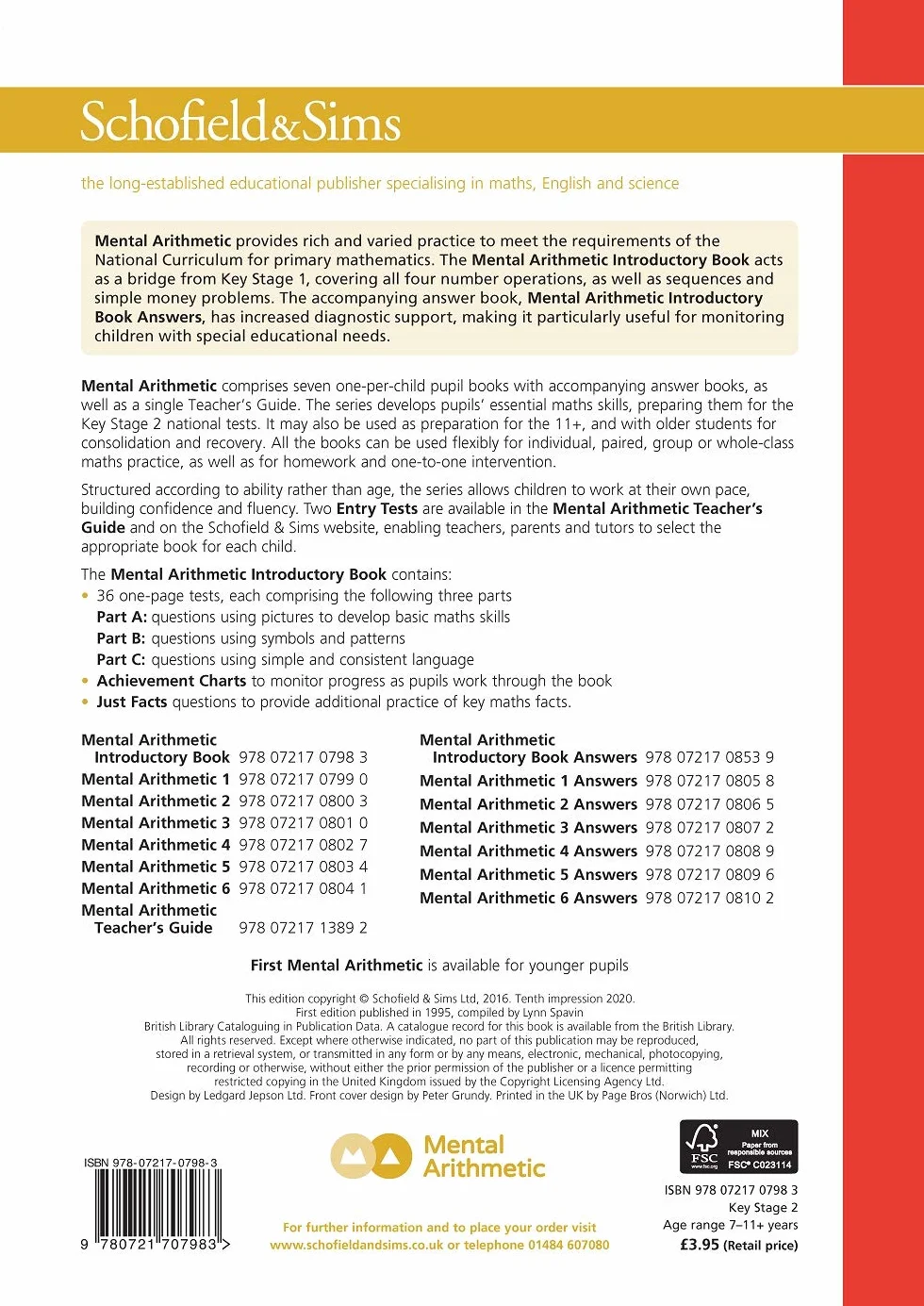 Mental Arithmetic Introductory Book: KS2 Maths, Years 2-3, Ages 6-8: 1