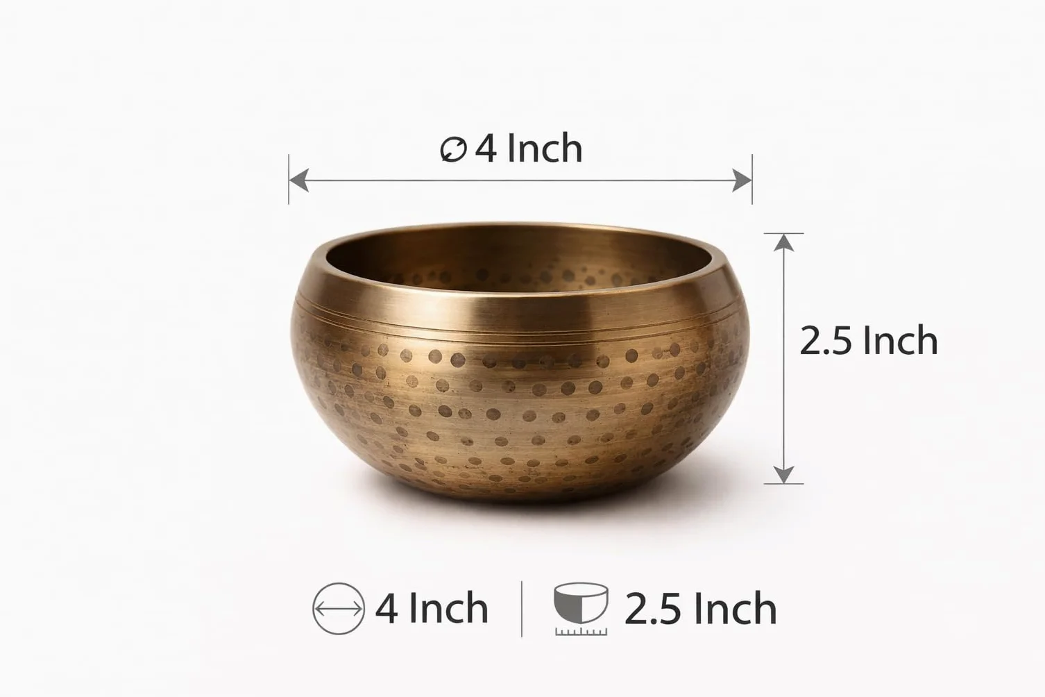 Ręcznie młotkowane tybetańskie miski dźwiękowe zestaw instrument muzyczny do medytacji z patyczkiem i poduszką (rozmiar miski - 10 cm)