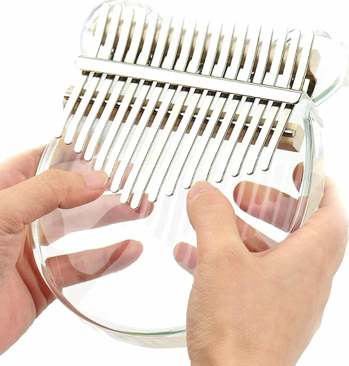 Kalimba 17 kluczy, przezroczyste pianino akrylowe Marimba