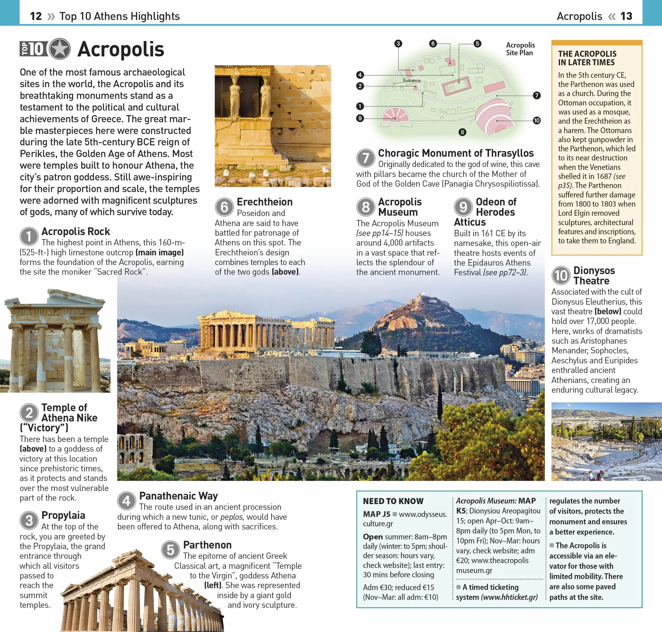 DK Top 10 Athens: Top 10 lists for your perfect trip, plus an all-weather folded map
