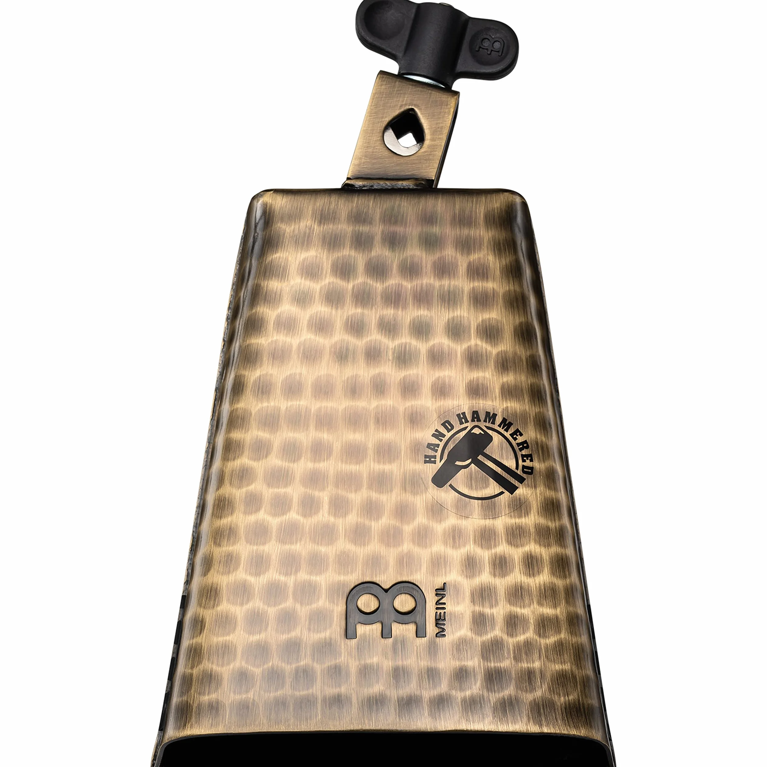 Meinl Percussion STB625HH-G Cowbell, ręcznie młotkowany, długość 15,88 cm, złoty