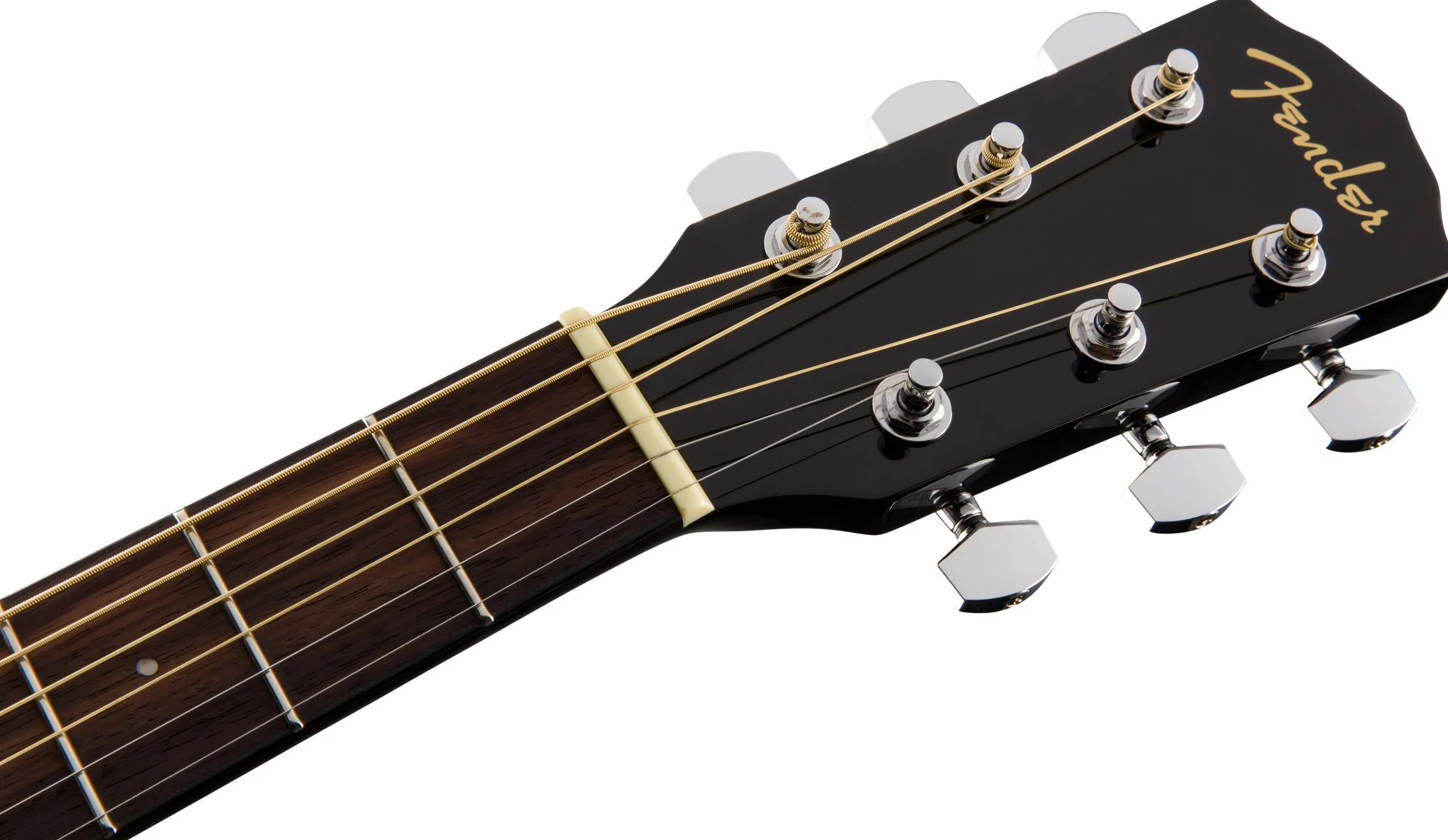 Fender Gitara akustyczna CD-60S Dreadnought, podstrunnica orzechowa, czarna, w zestawie bezpłatne lekcje wirtualne