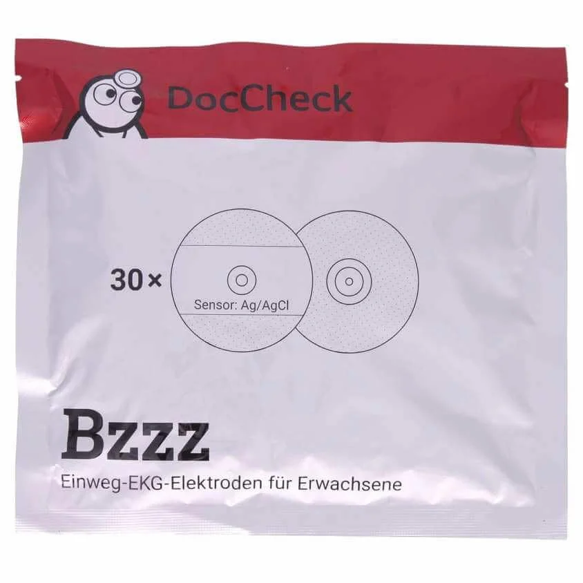 Jednorazowe elektrody "Bzzz" pianka, Ø 50 mm, przyłącze zatrzaskowe