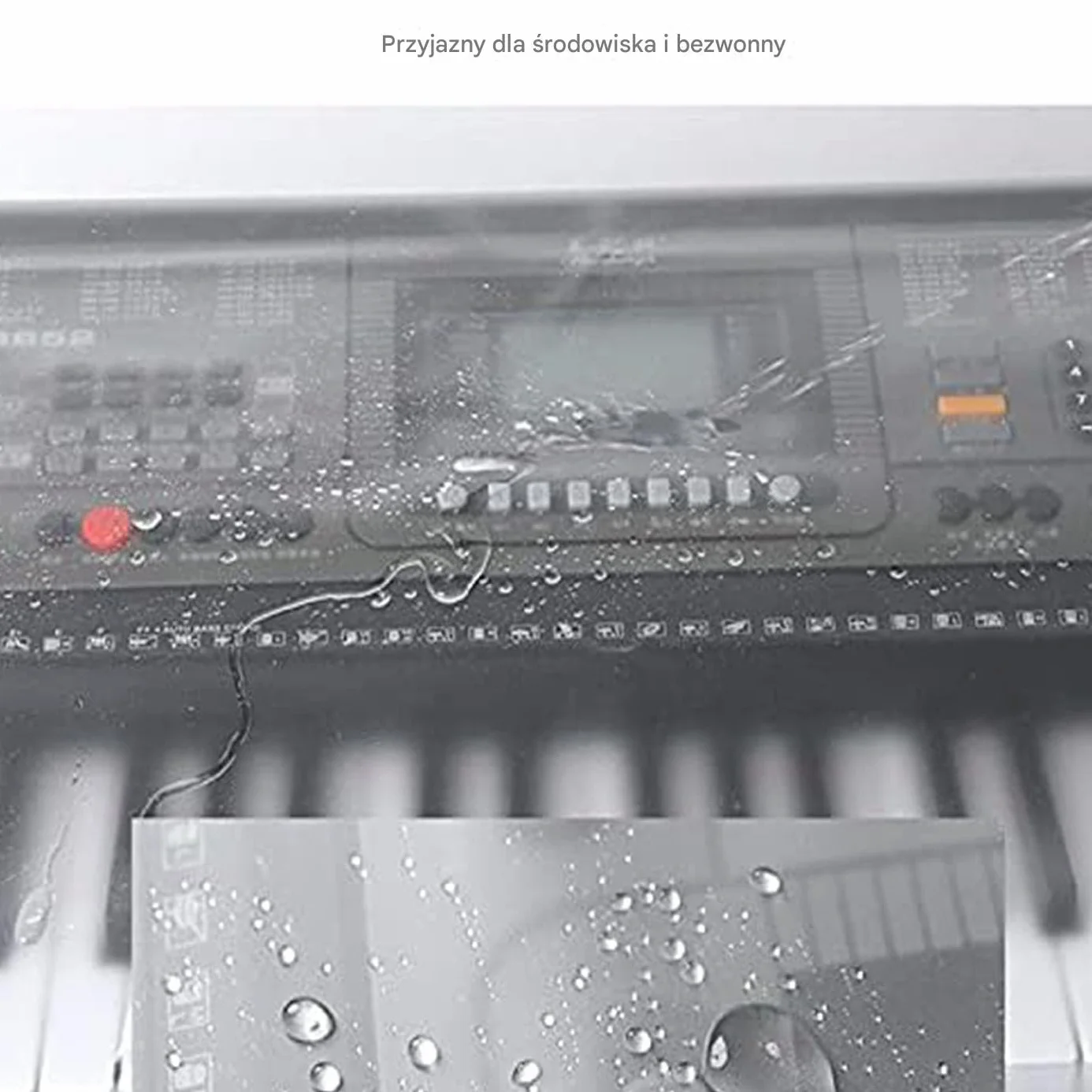 Piano Covers,Przezroczysta Pokrywa Na Keyboard | Wodoodporny Składany Ochraniacz Przeciw Brudowi Do Domu Zajęć Muzycznych Dla Muzyka Ucznia Nauczyciela 88/61/76 Klawiszy