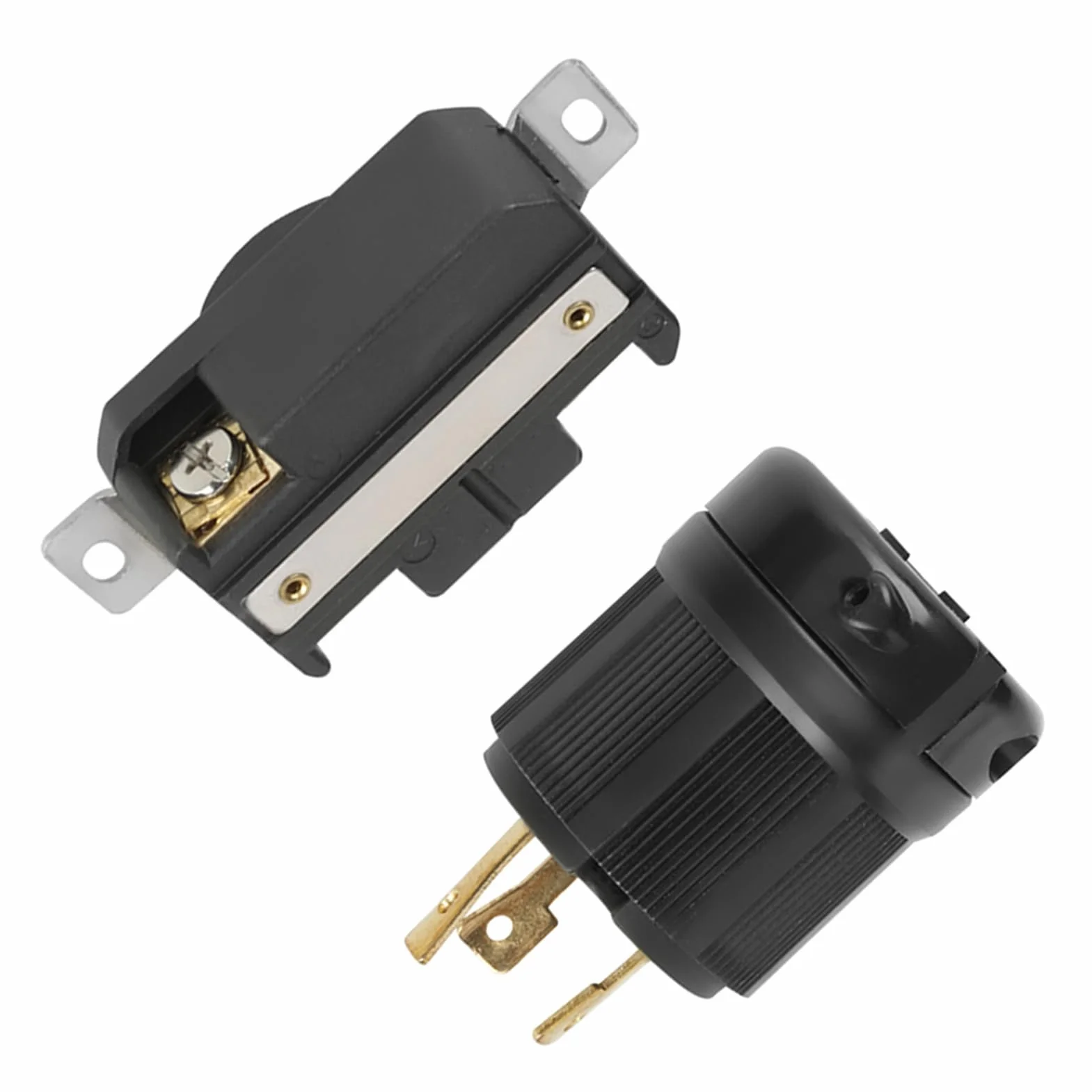 Zestaw Nasadek Z Blokadą Nema L6-30P L6-30R 30A 250 V Wtyk 3-Pin Jakość Przemysłowa