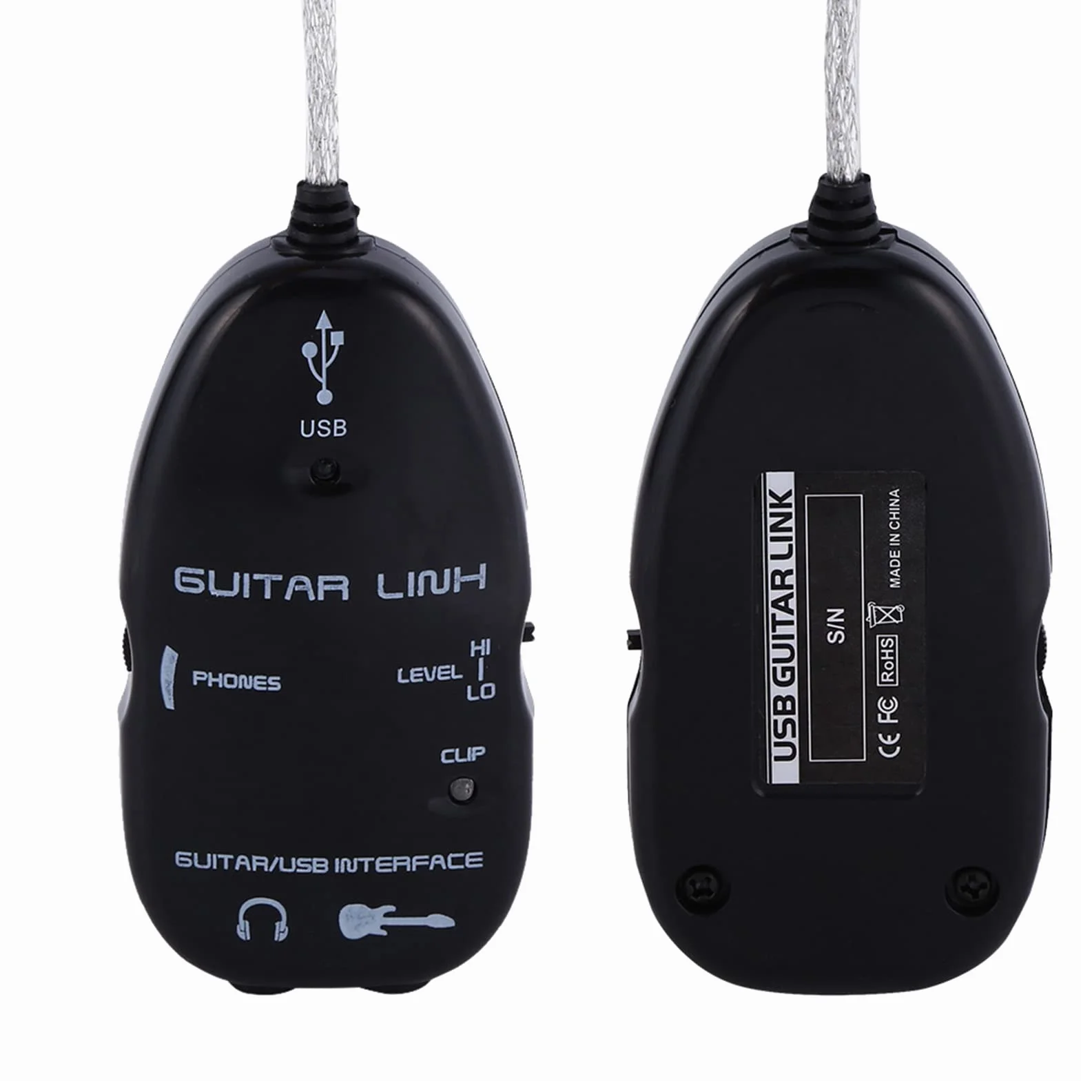 Kabel Rocksmith, profesjonalny kabel łączący do gitary USB, łatwa instalacja typu plug and play, sprzęt do nagrywania gitary z komputerem i jest odpowiedni do monitorowania